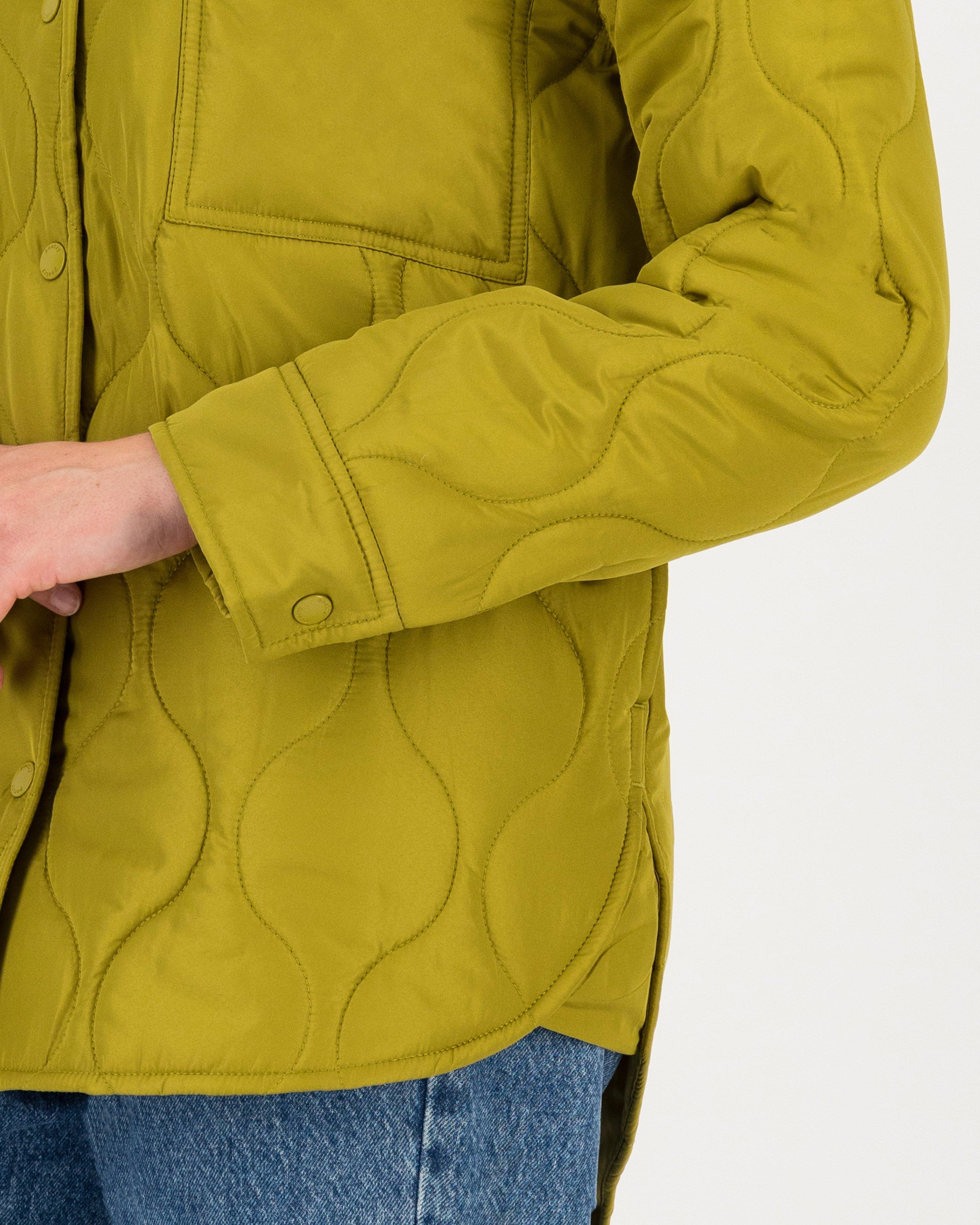 Sonia Quilted Shacket -  green