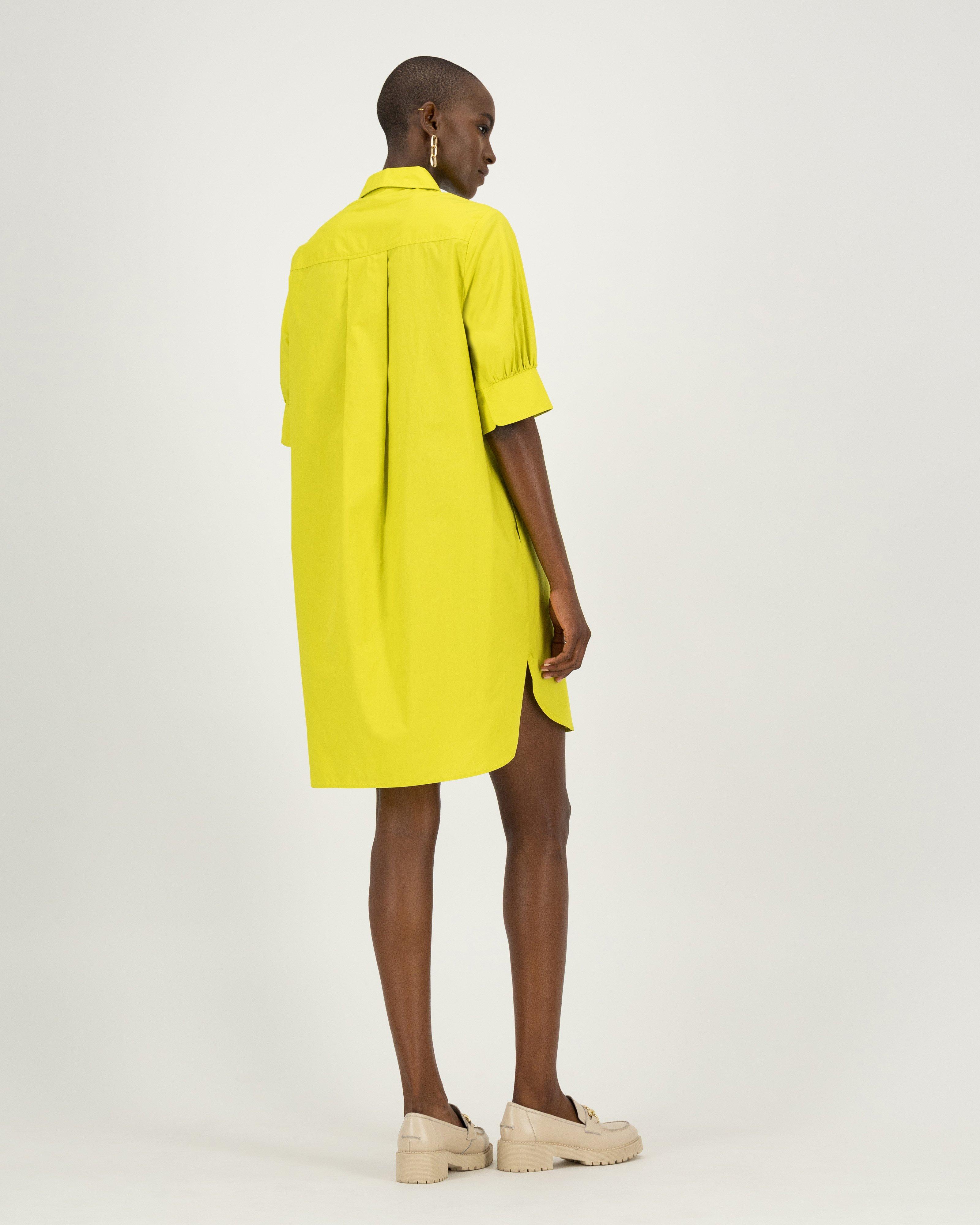 Poetry Opal Shirt Dress -  yellow