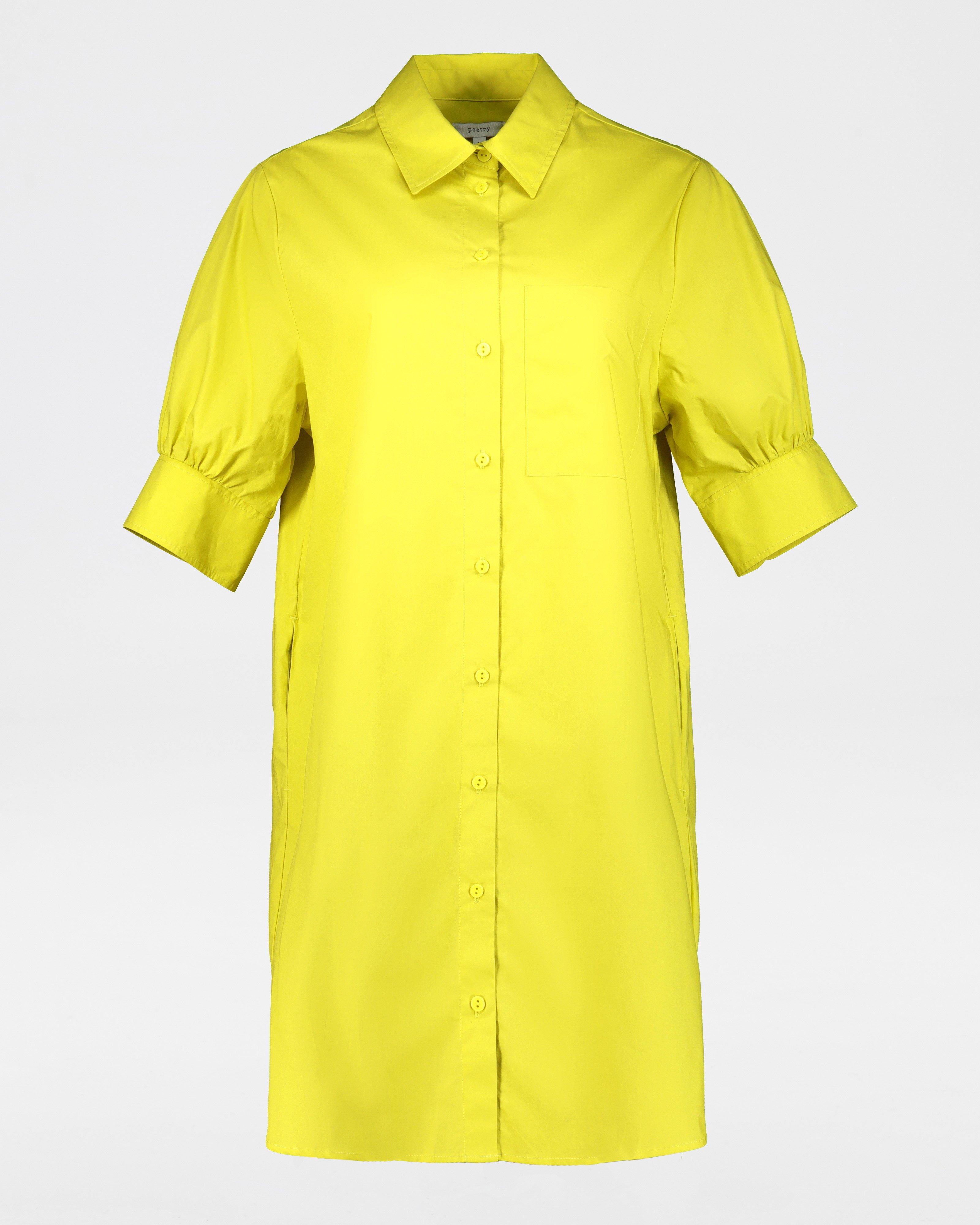 Poetry Opal Shirt Dress -  yellow