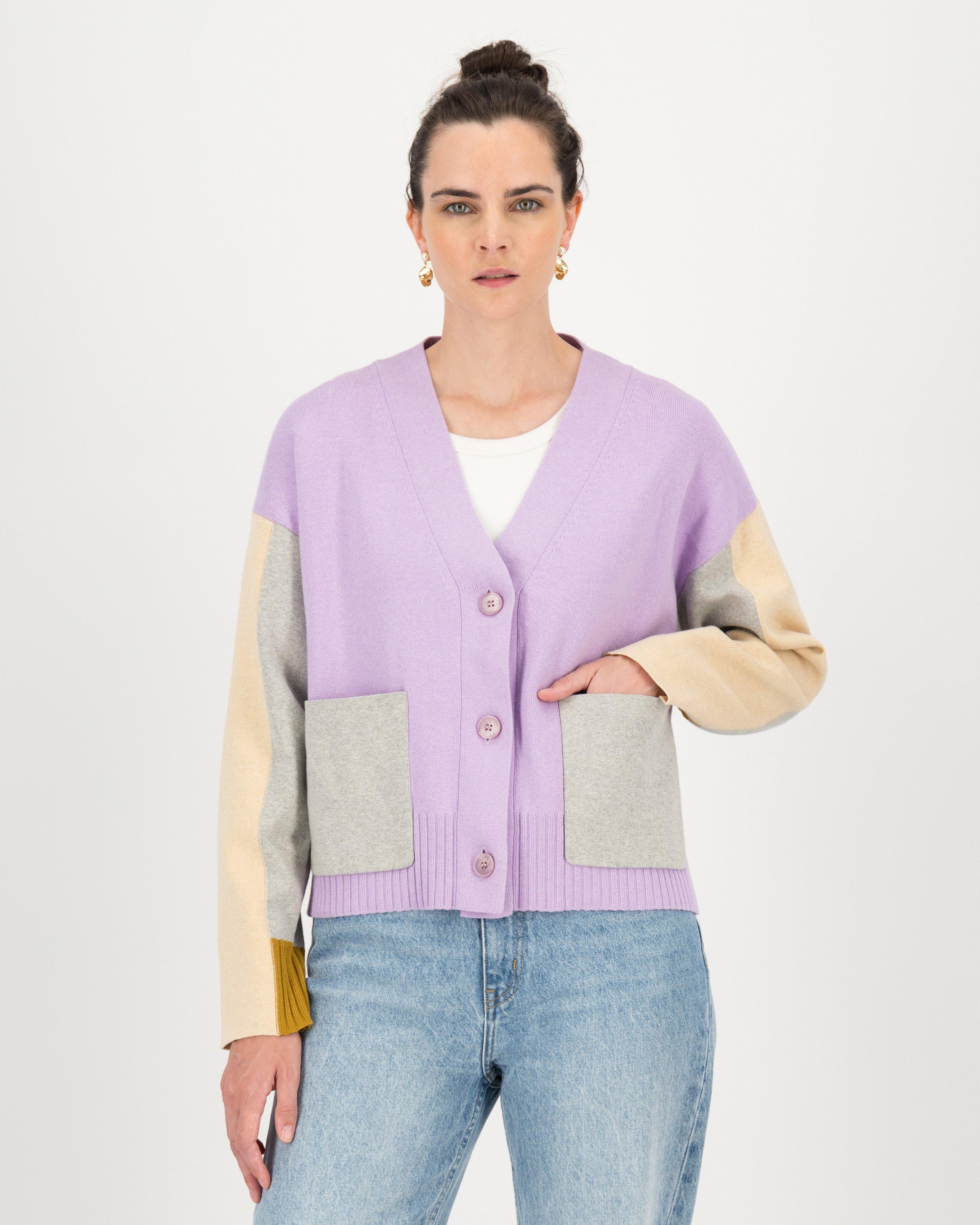 Poetry Cardy Bee Cardigan -  stone