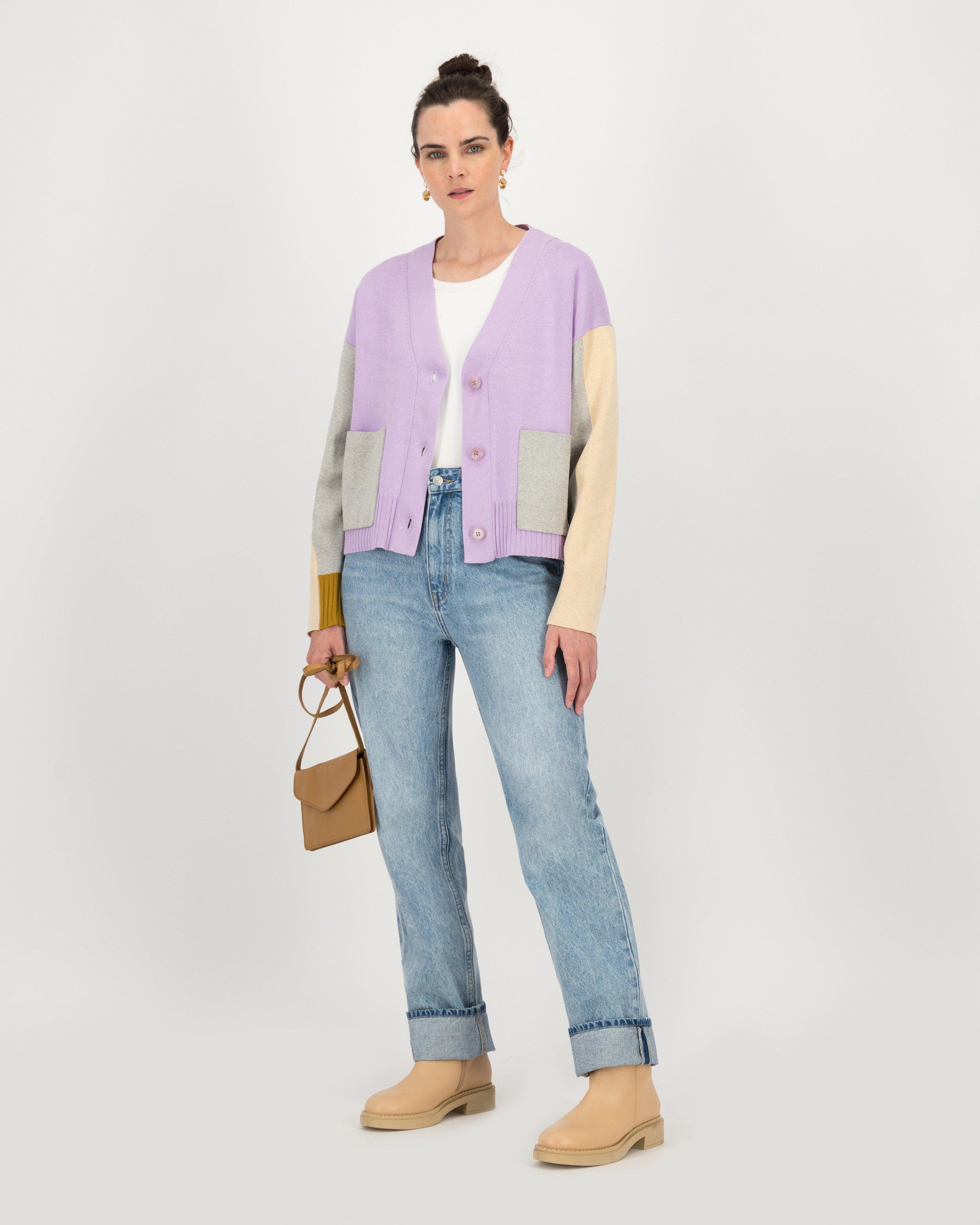 Poetry Cardy Bee Cardigan -  stone