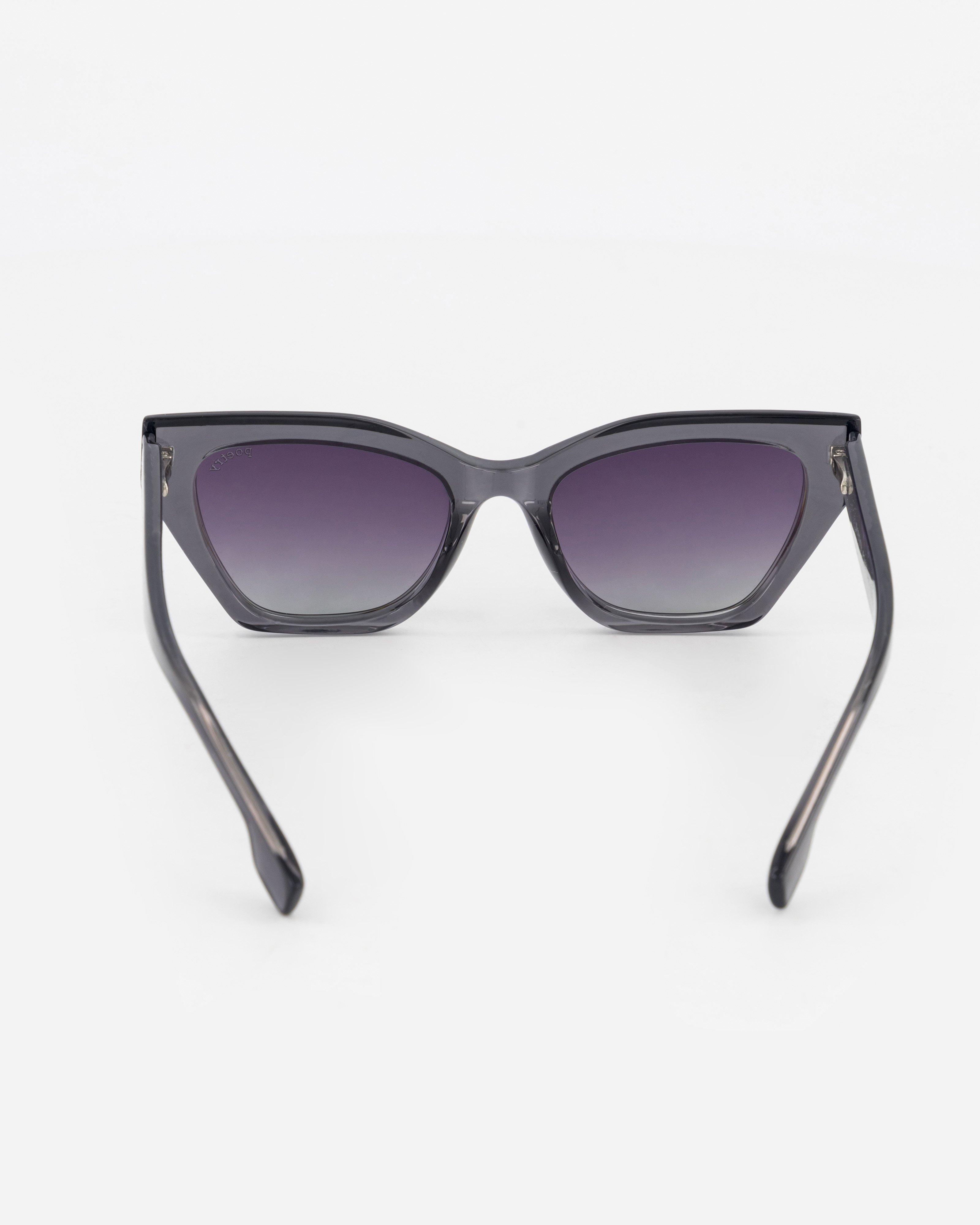 Polarised Square Cat Eye Sunglasses -  grey