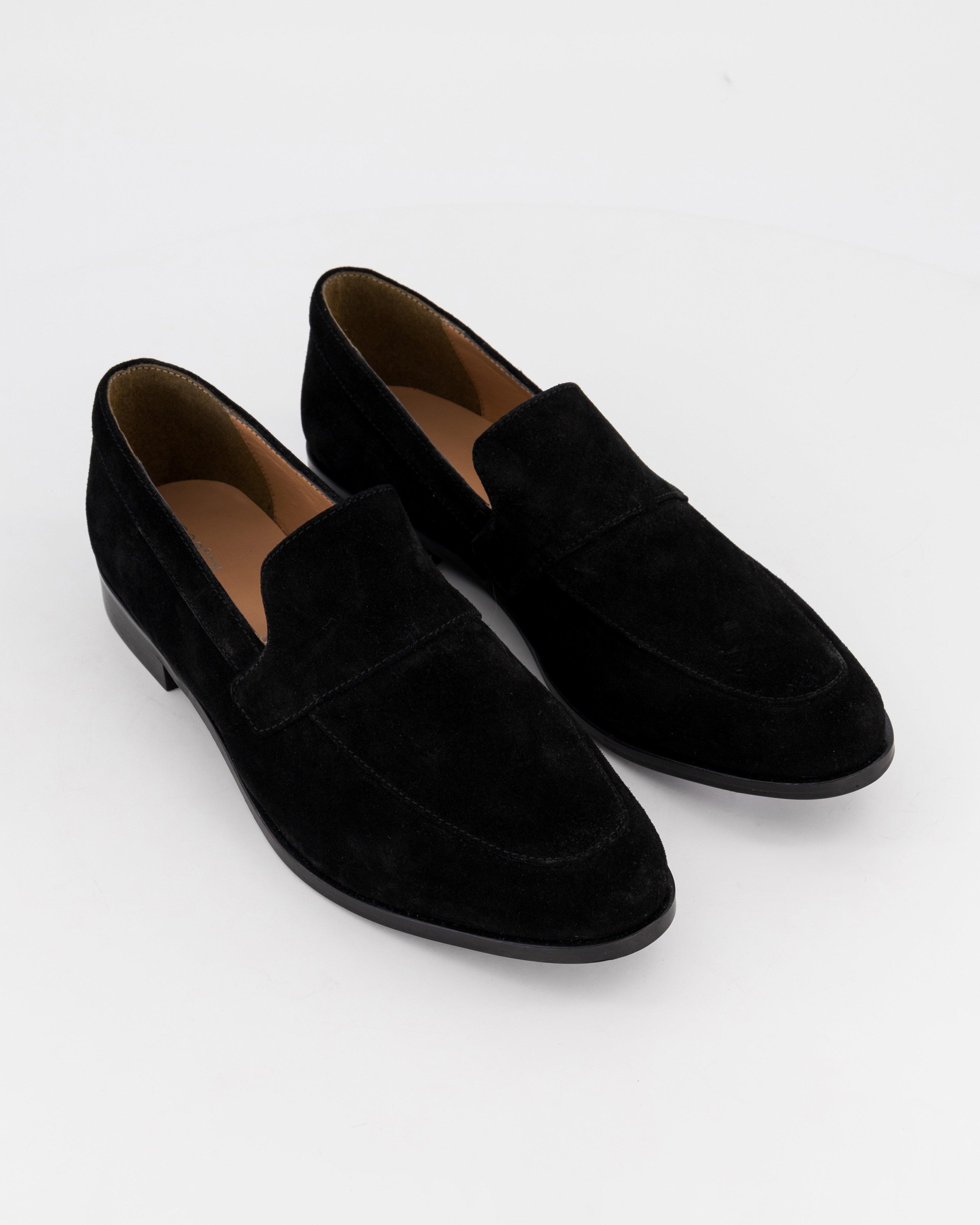 Rene Suede Loafer -  black