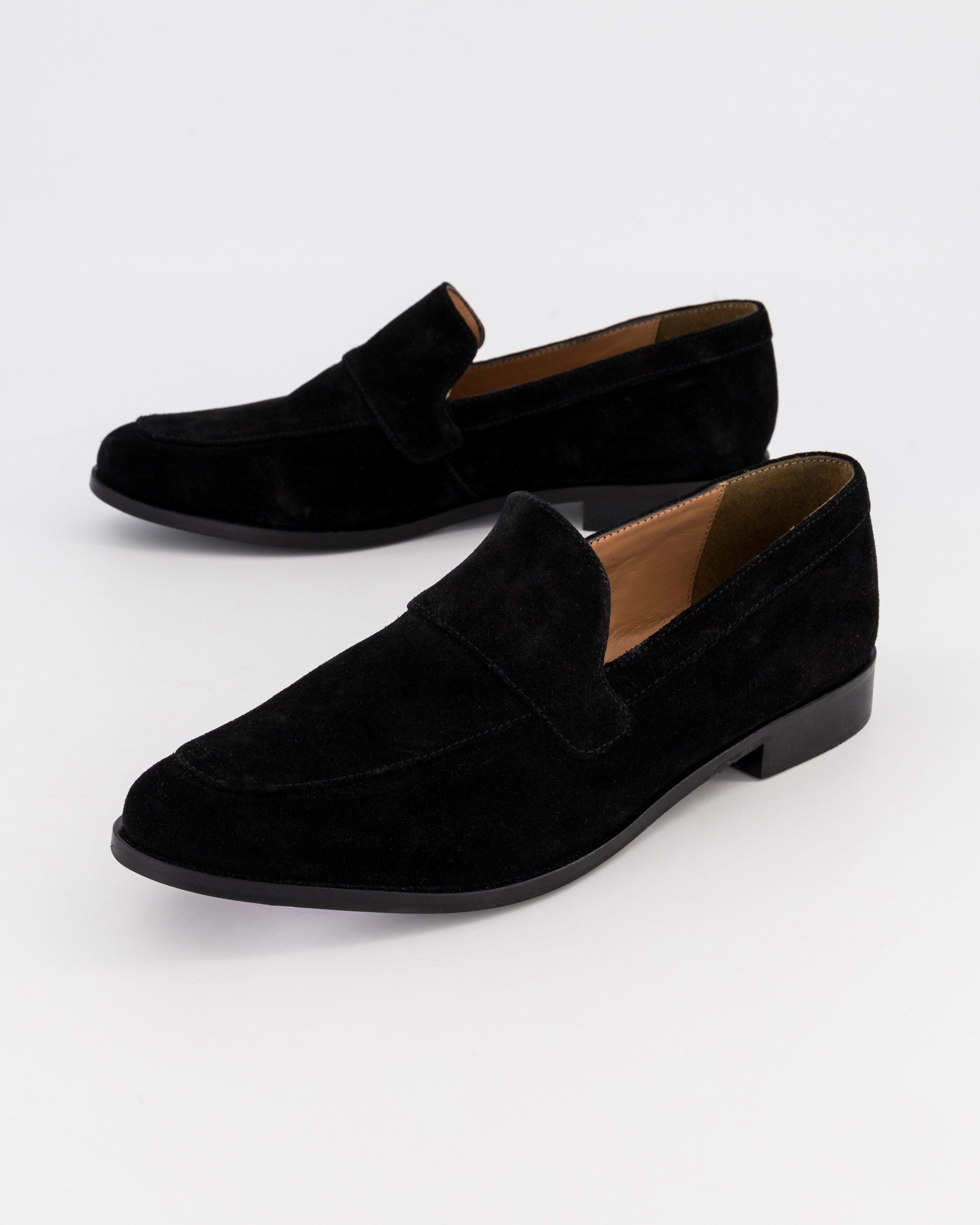 Rene Suede Loafer -  black