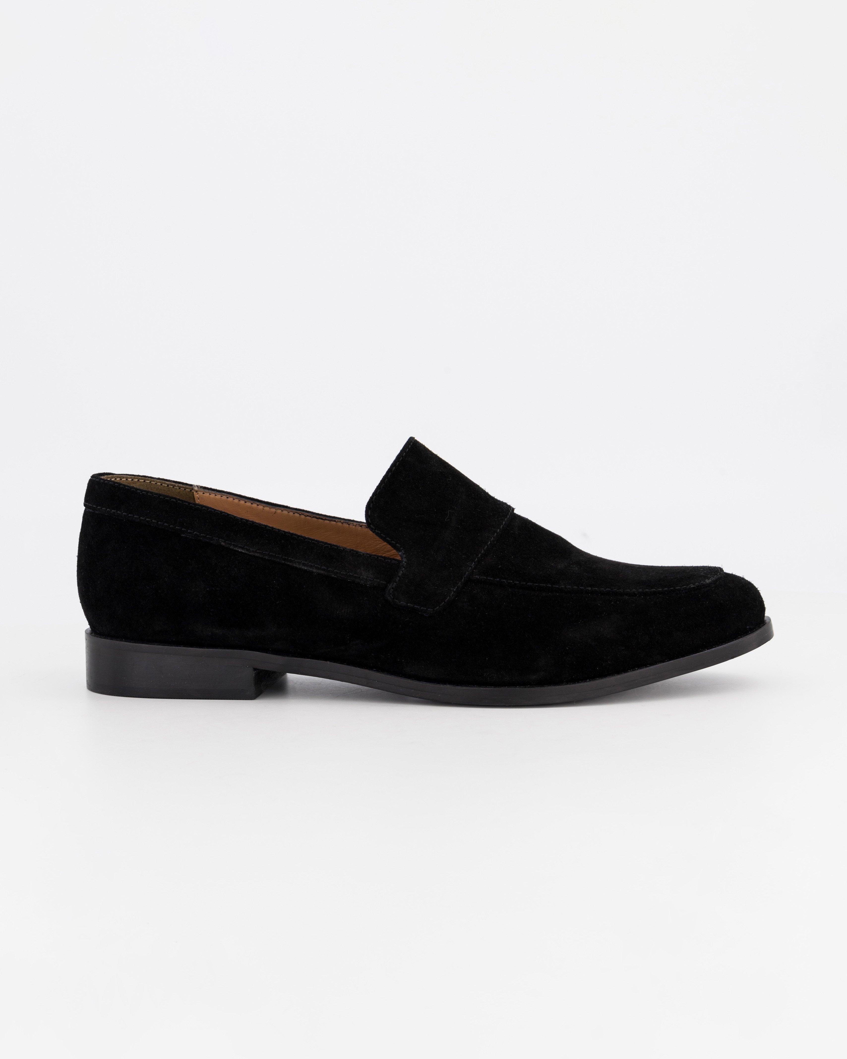 Rene Suede Loafer -  black