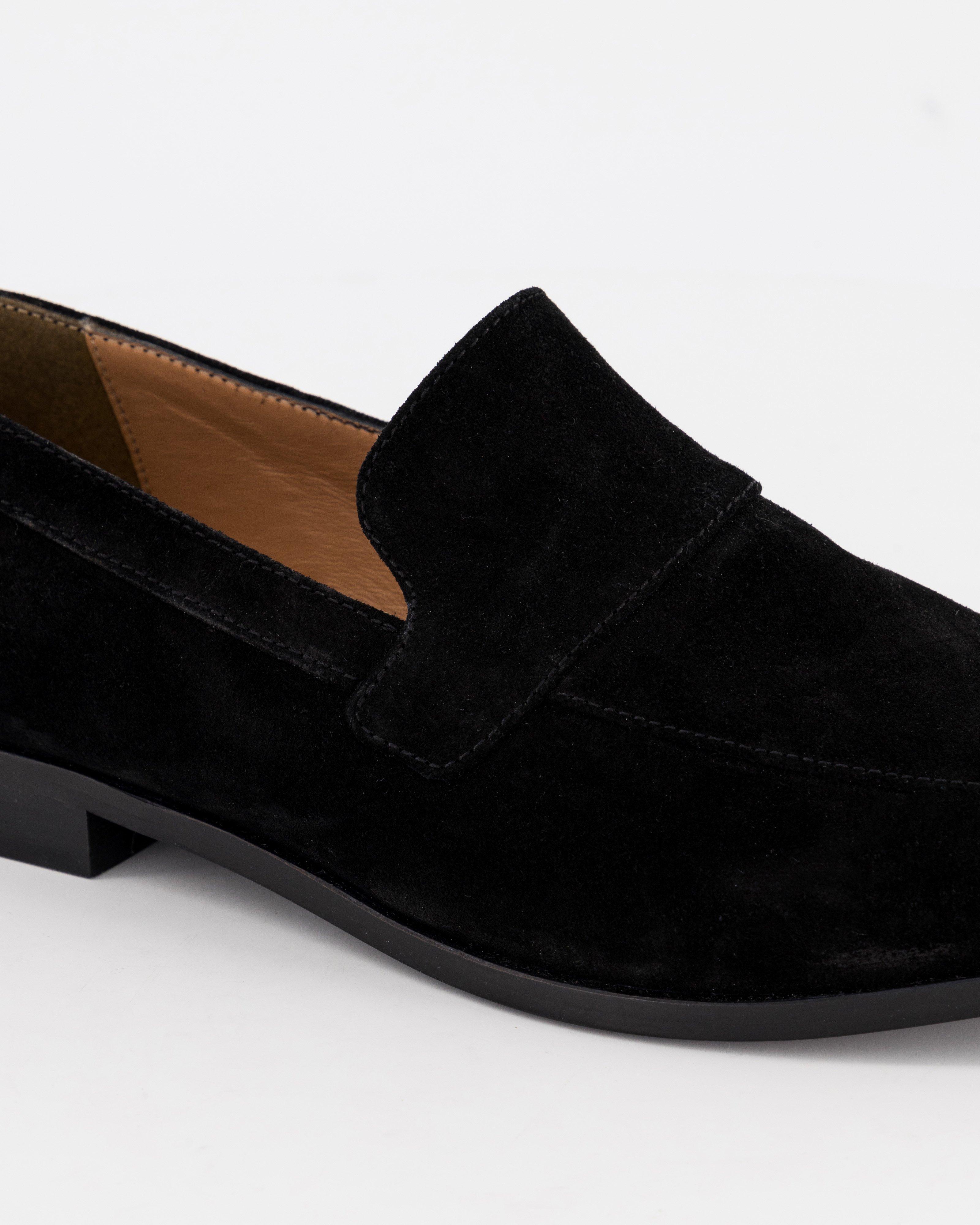 Rene Suede Loafer -  black