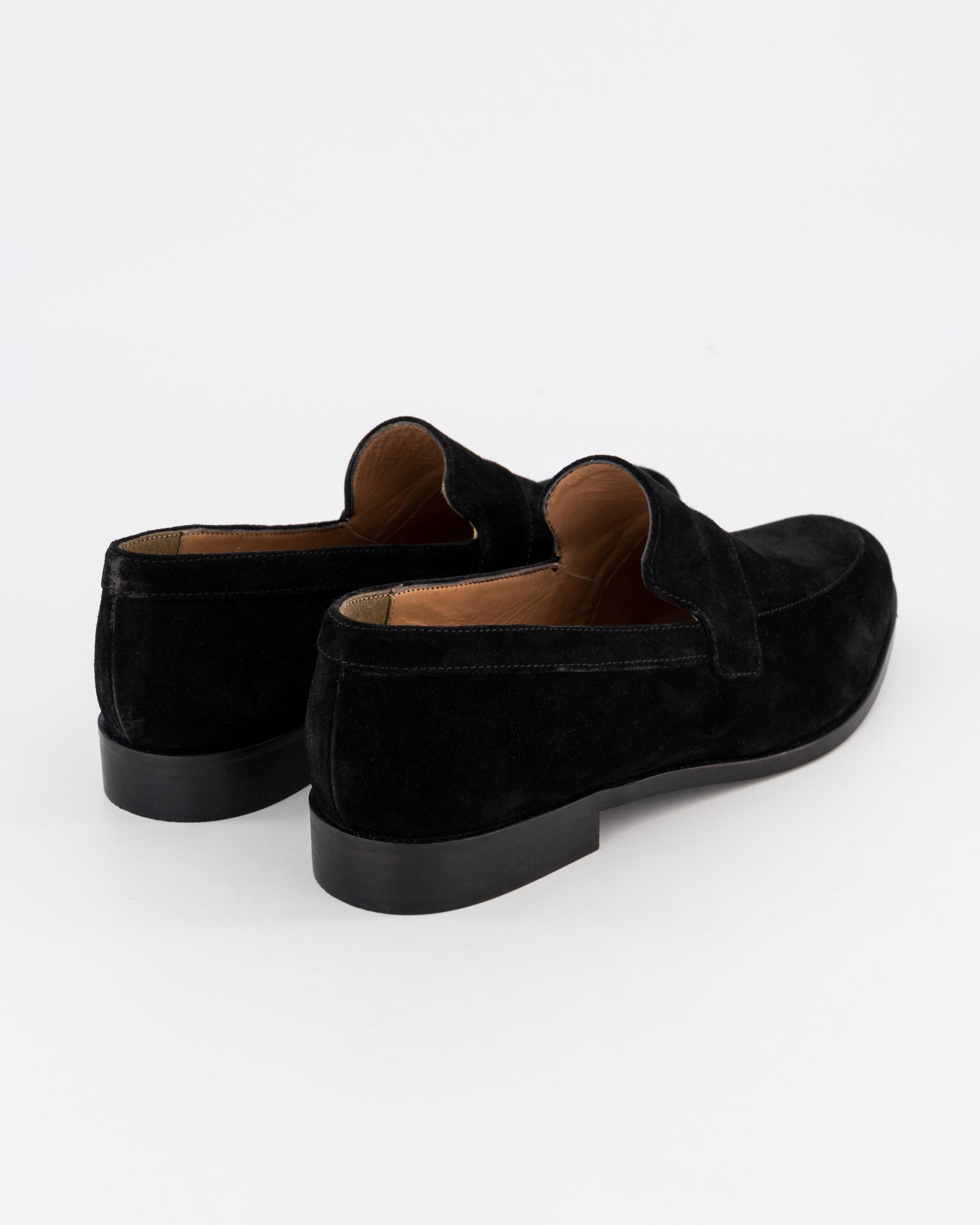 Rene Suede Loafer -  black