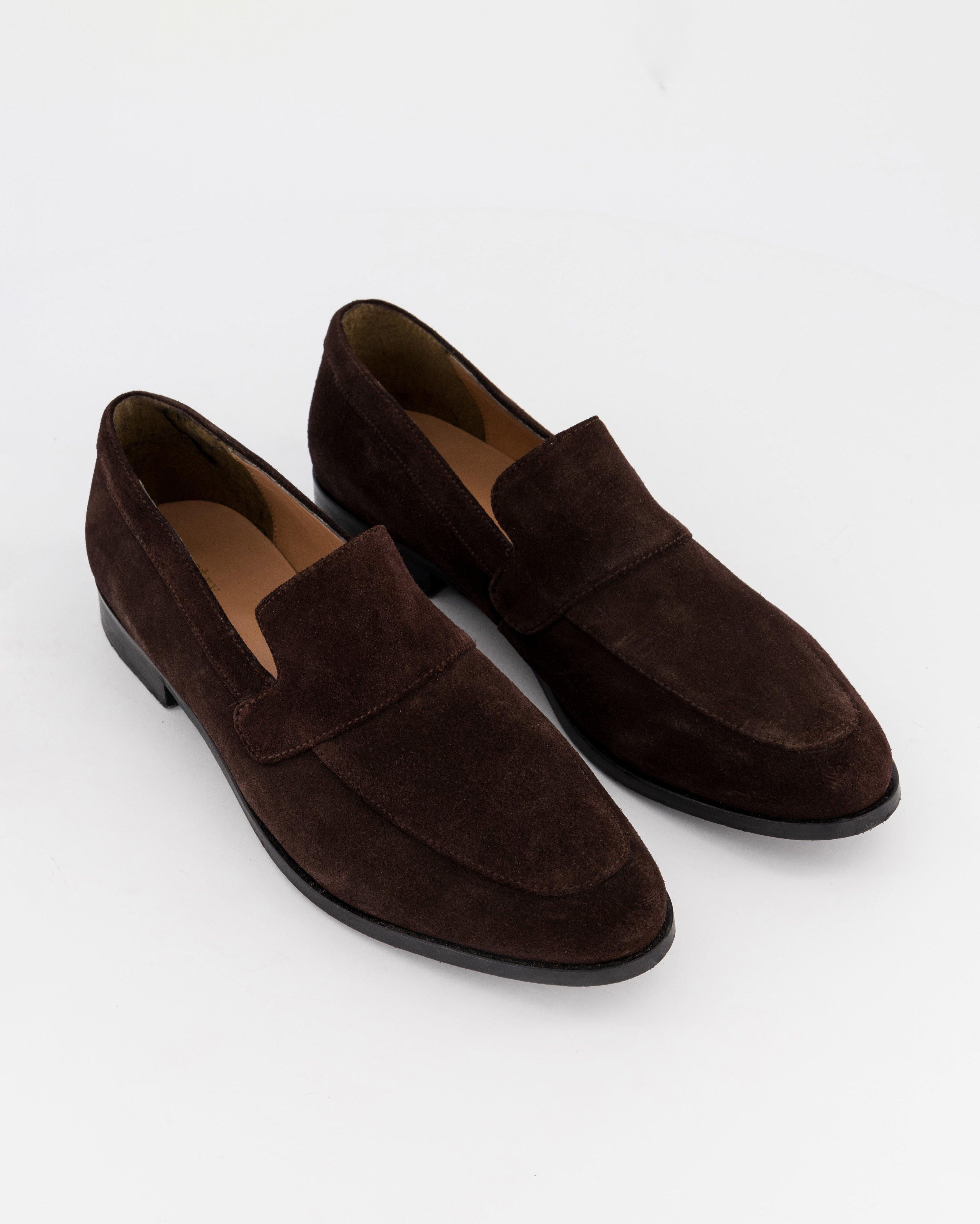 Rene Suede Loafer -  brown