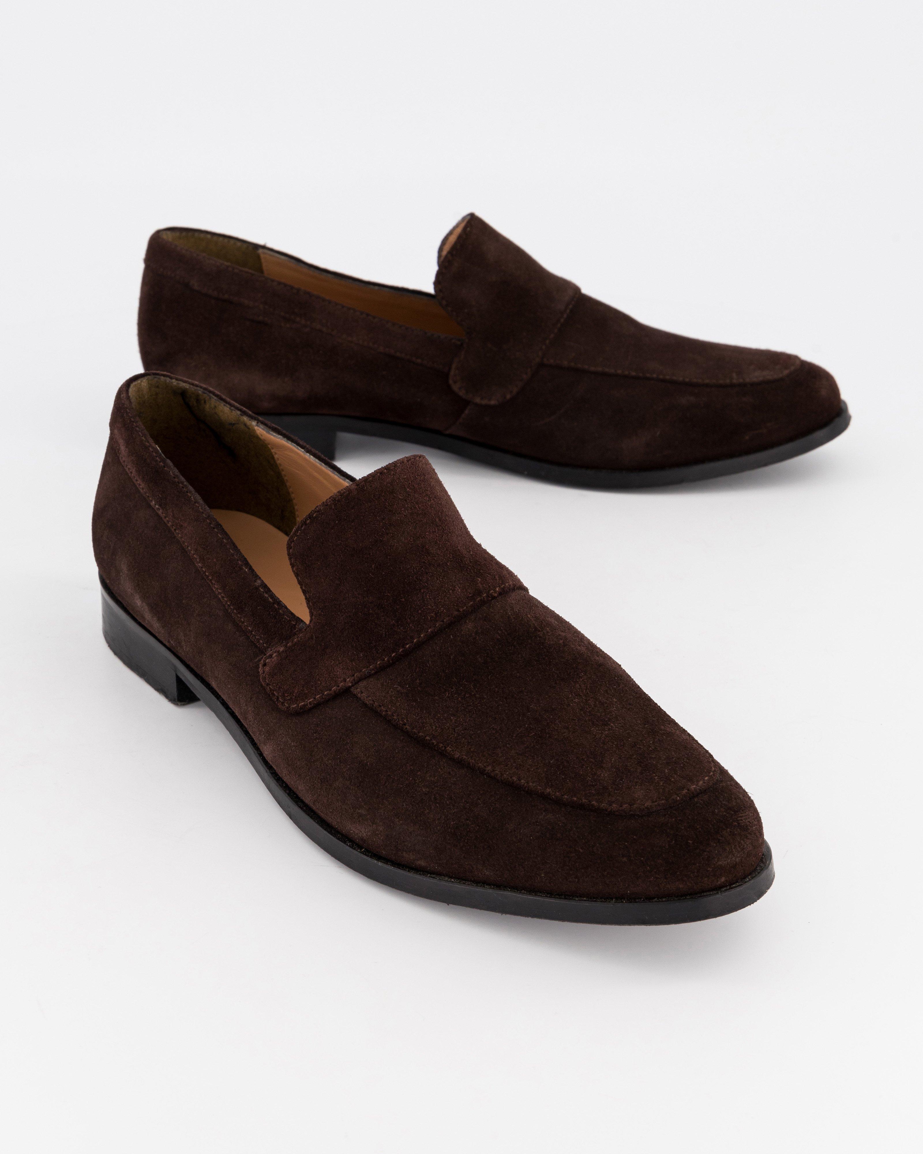 Rene Suede Loafer -  brown