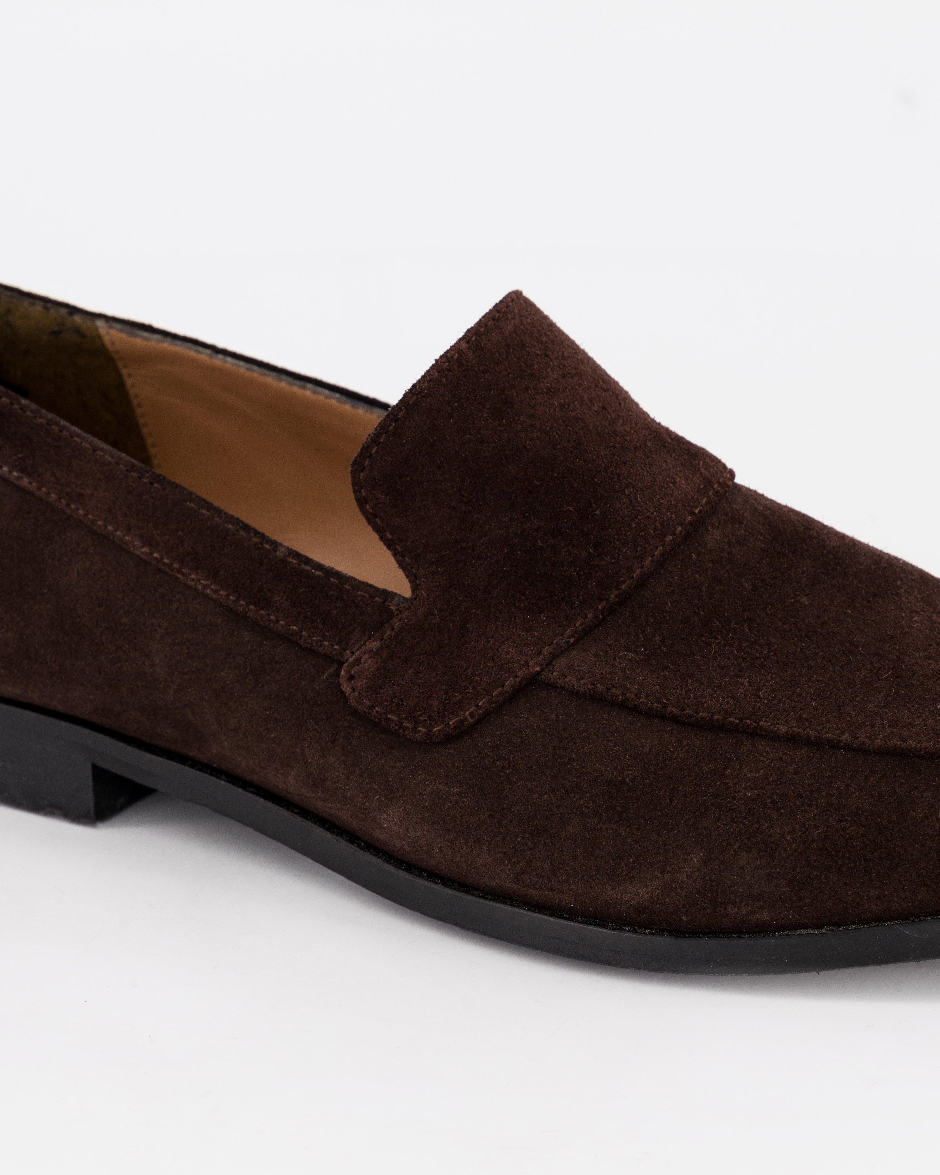 Rene Suede Loafer -  brown