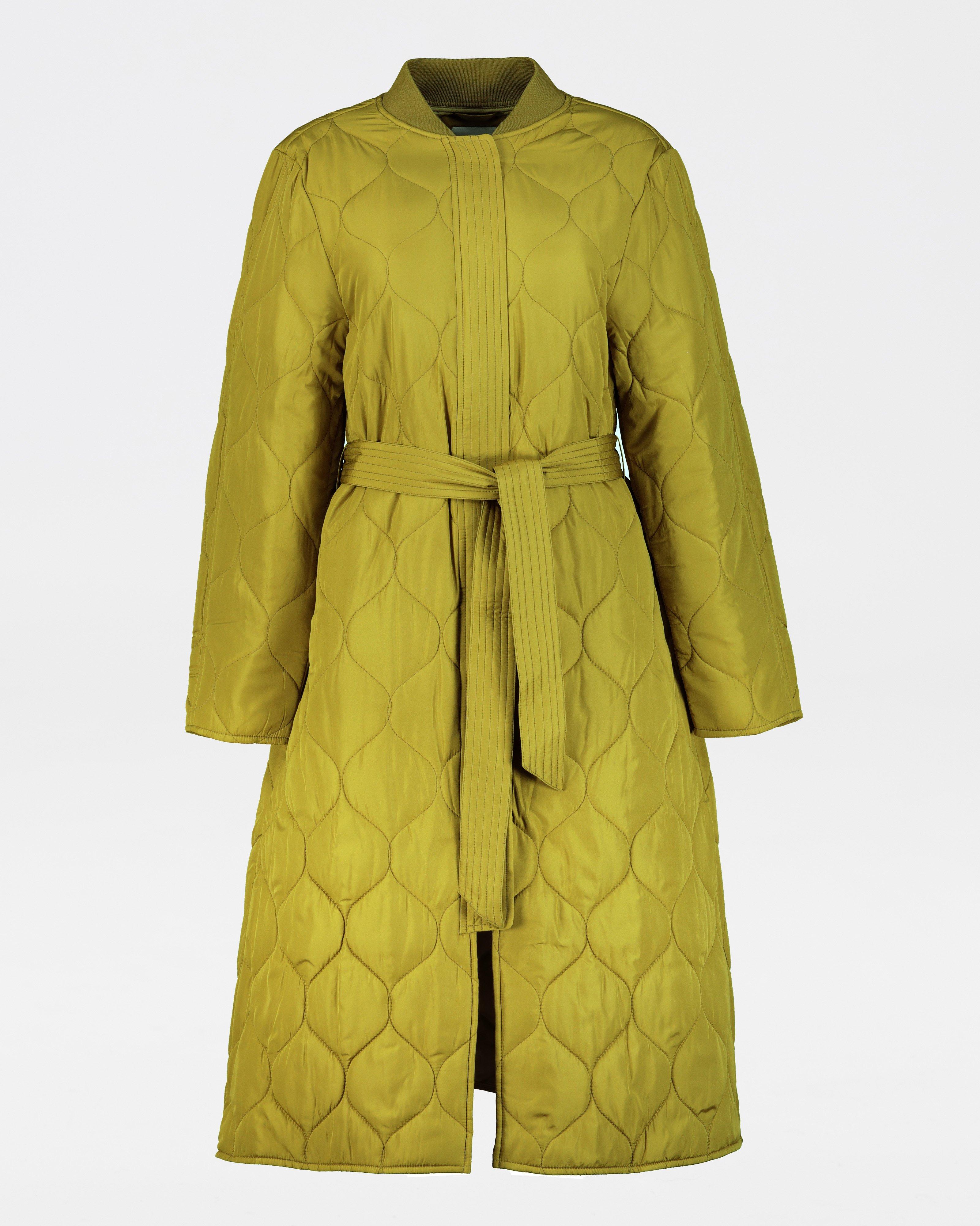 Jolie Quilted Coat -  green