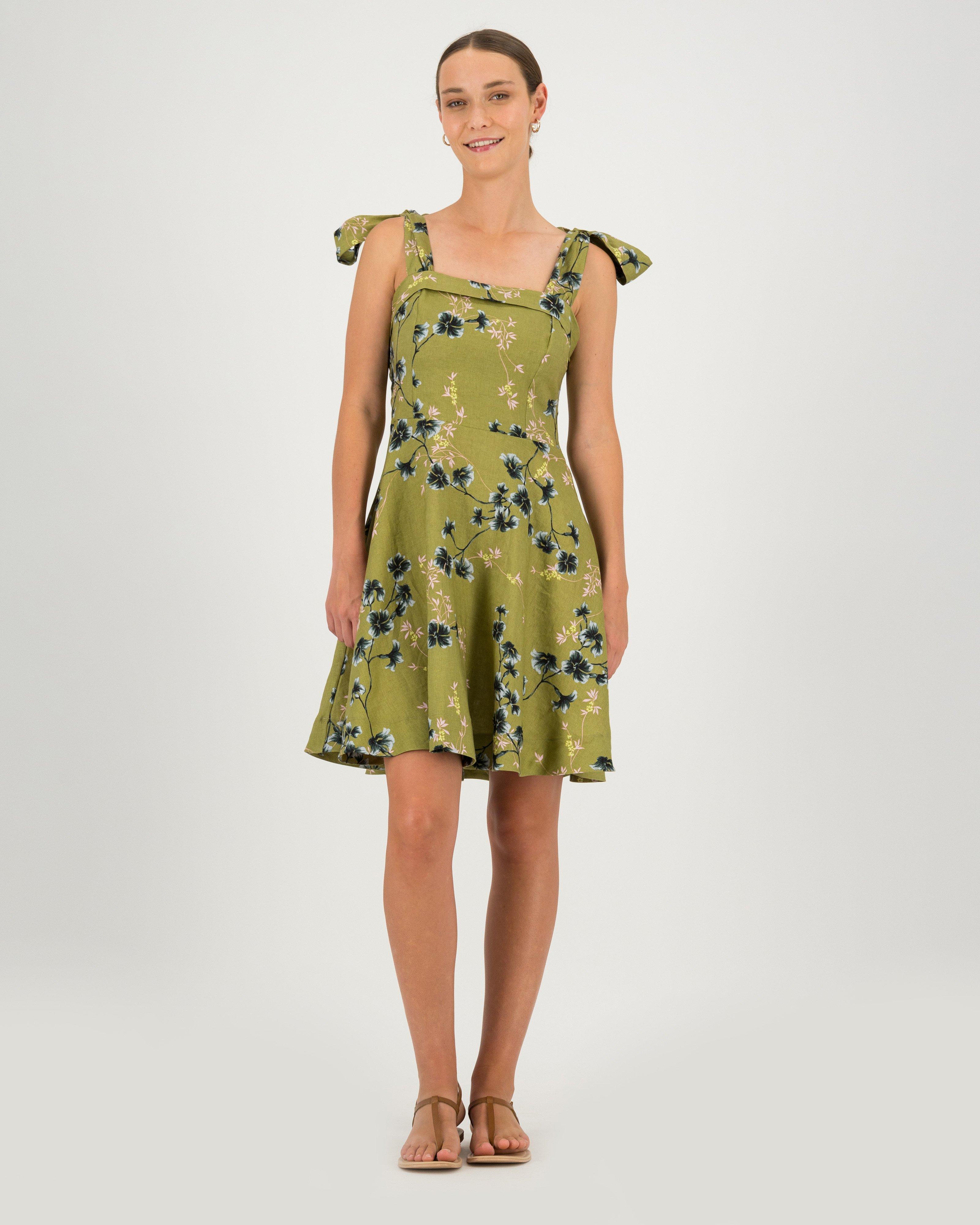 Emma Printed Swing Dress -  assorted