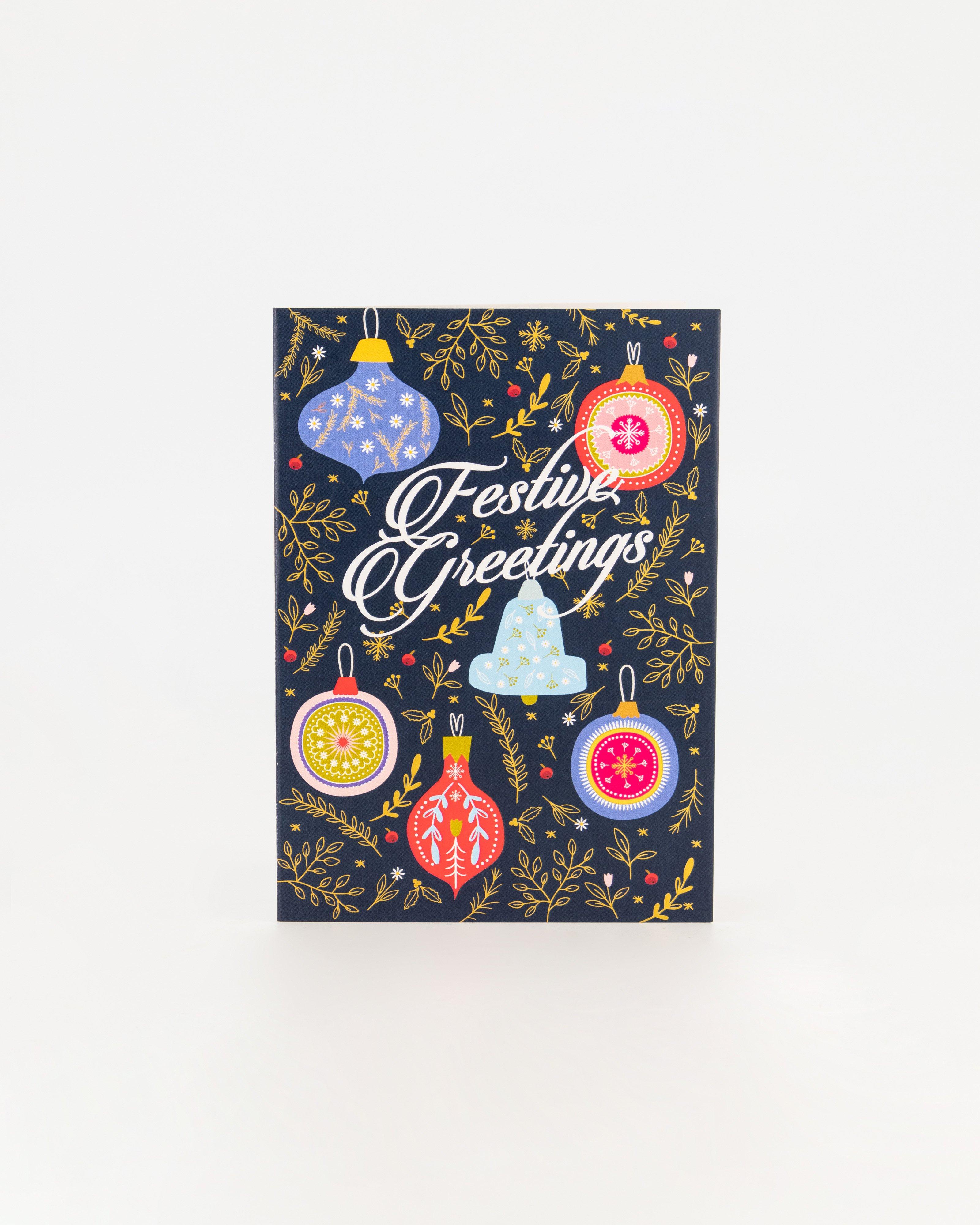 Festive Greetings Card -  assorted