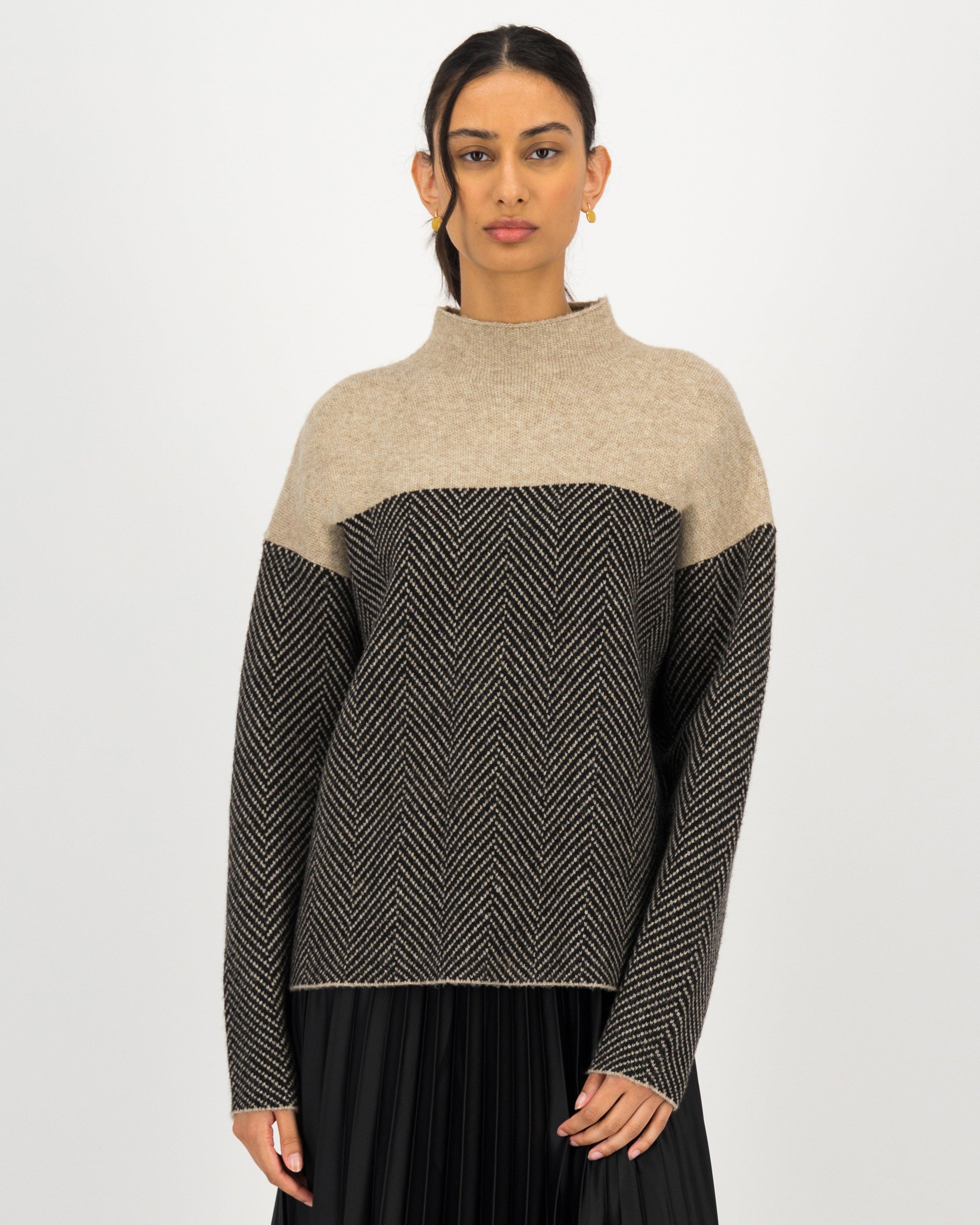 Dianna Textured Knit -  stone