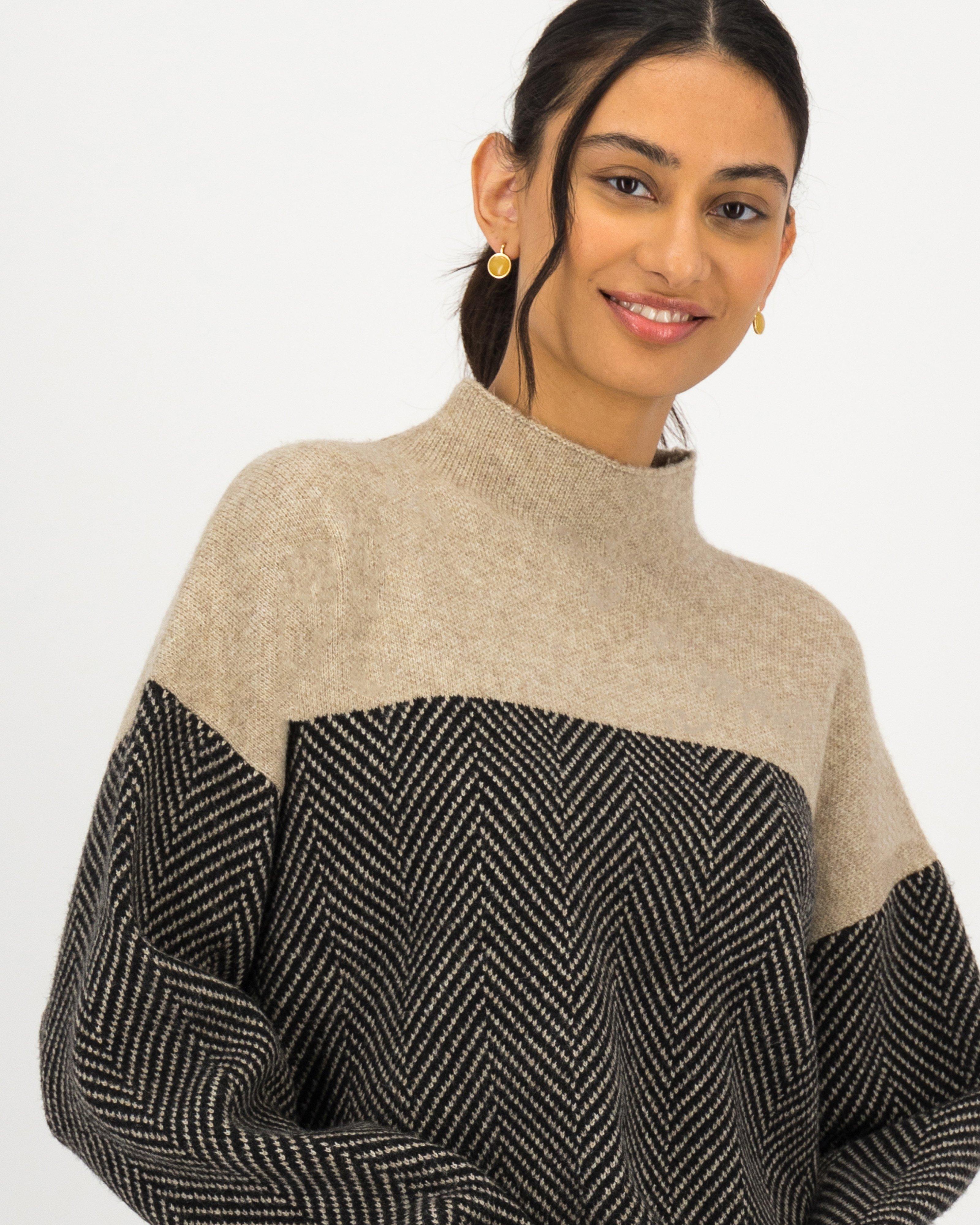 Dianna Textured Knit -  stone