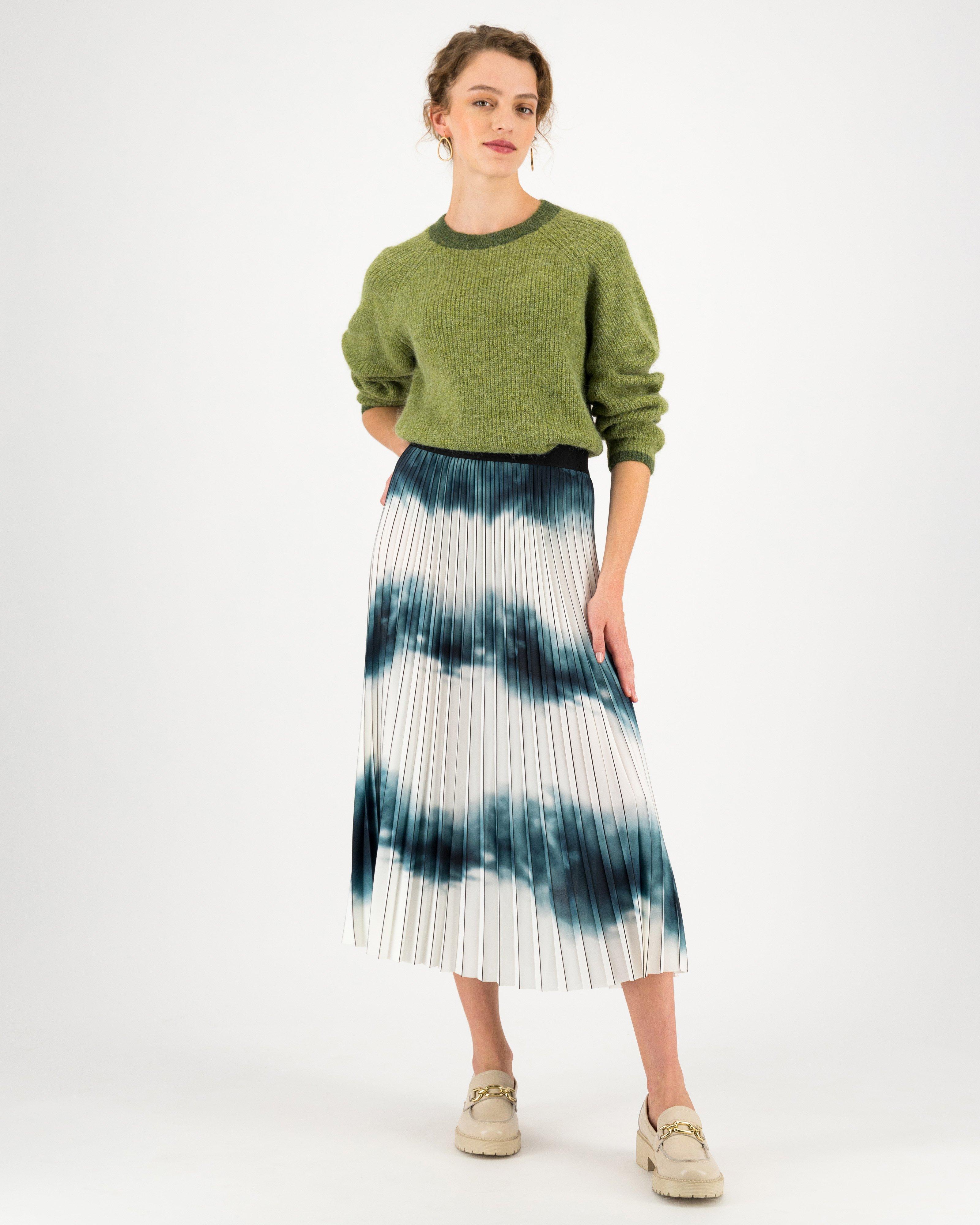 Clarice Two-Tone Jumper -  green