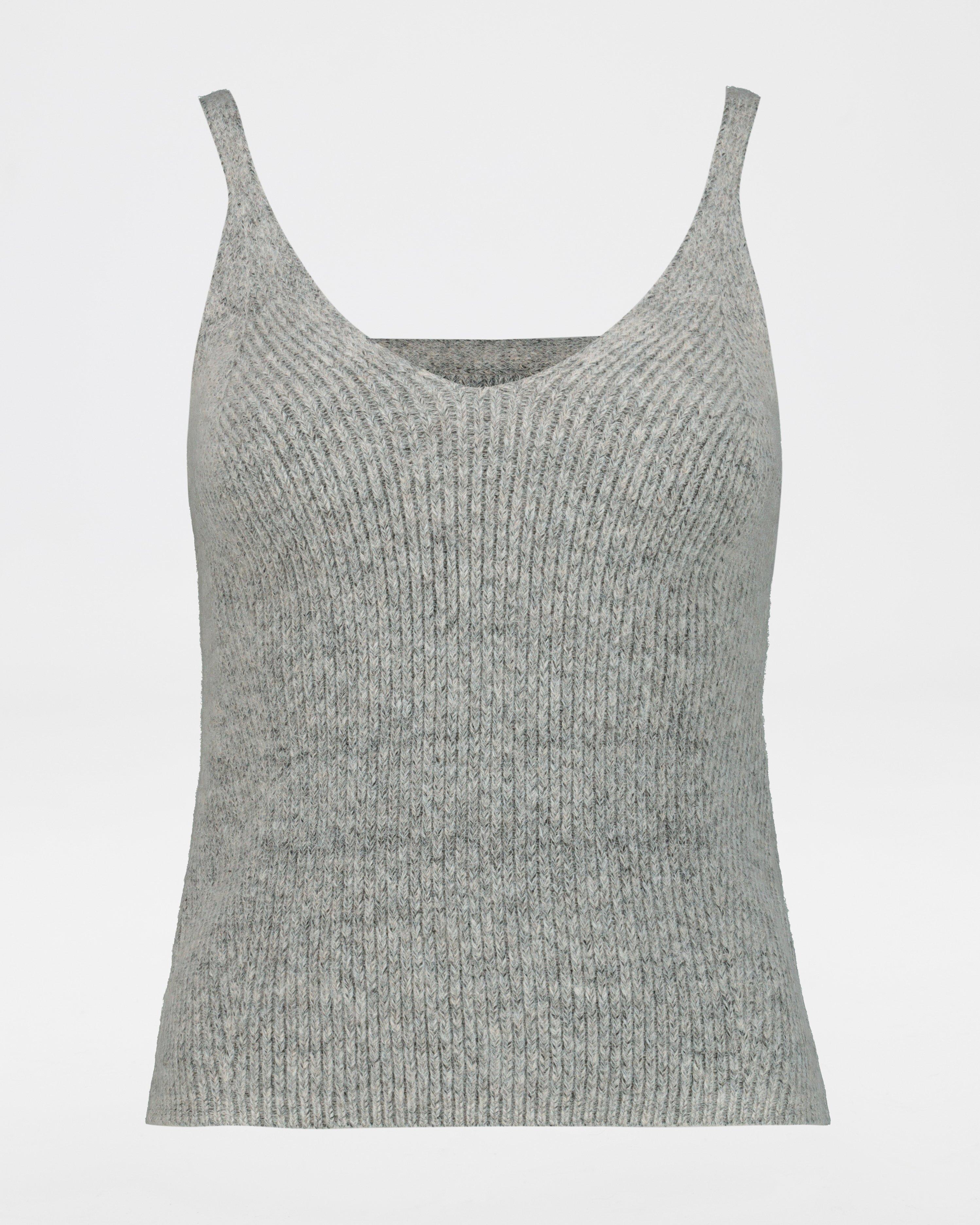 Holly Knitted Vest -  taupe