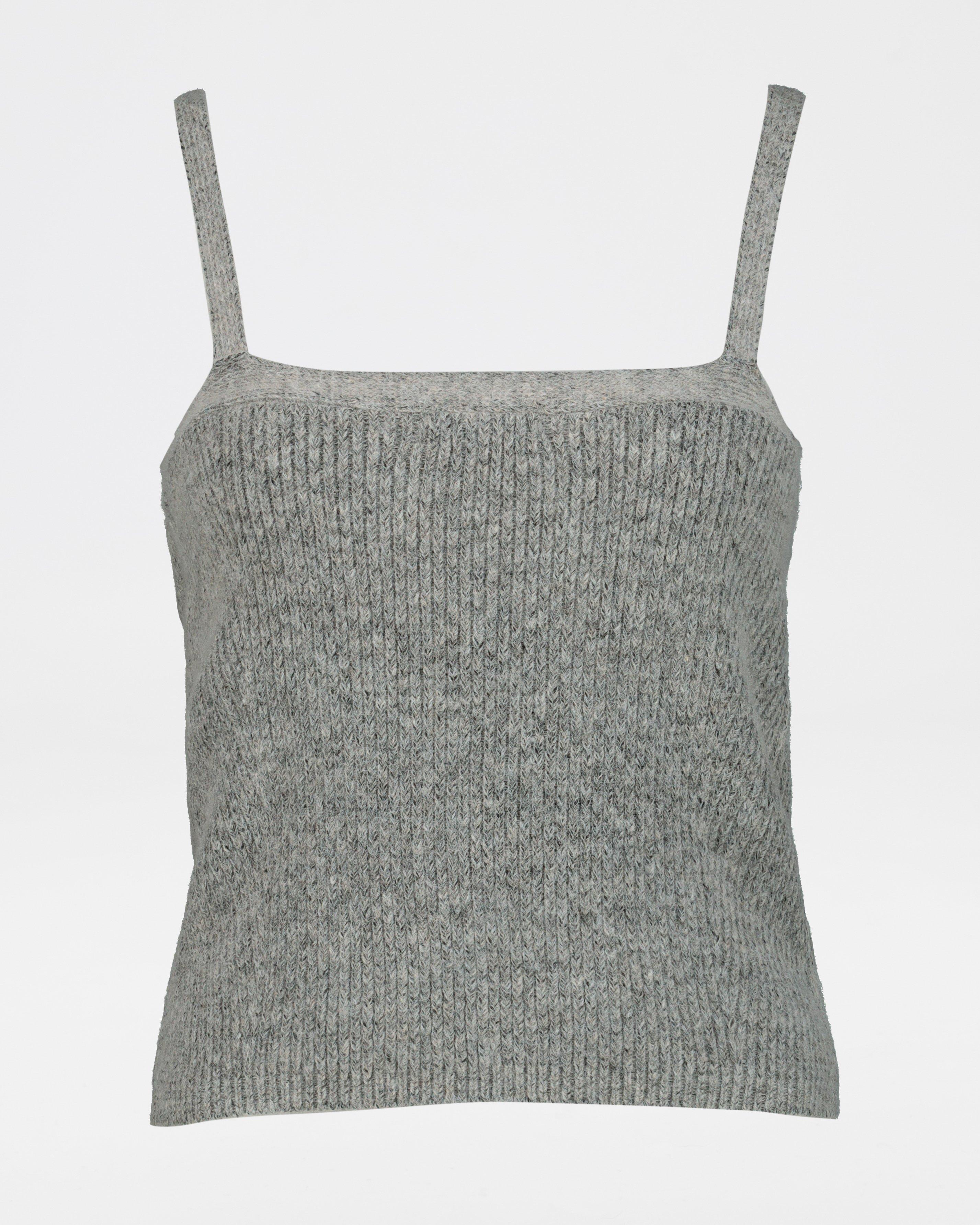 Holly Knitted Vest -  taupe