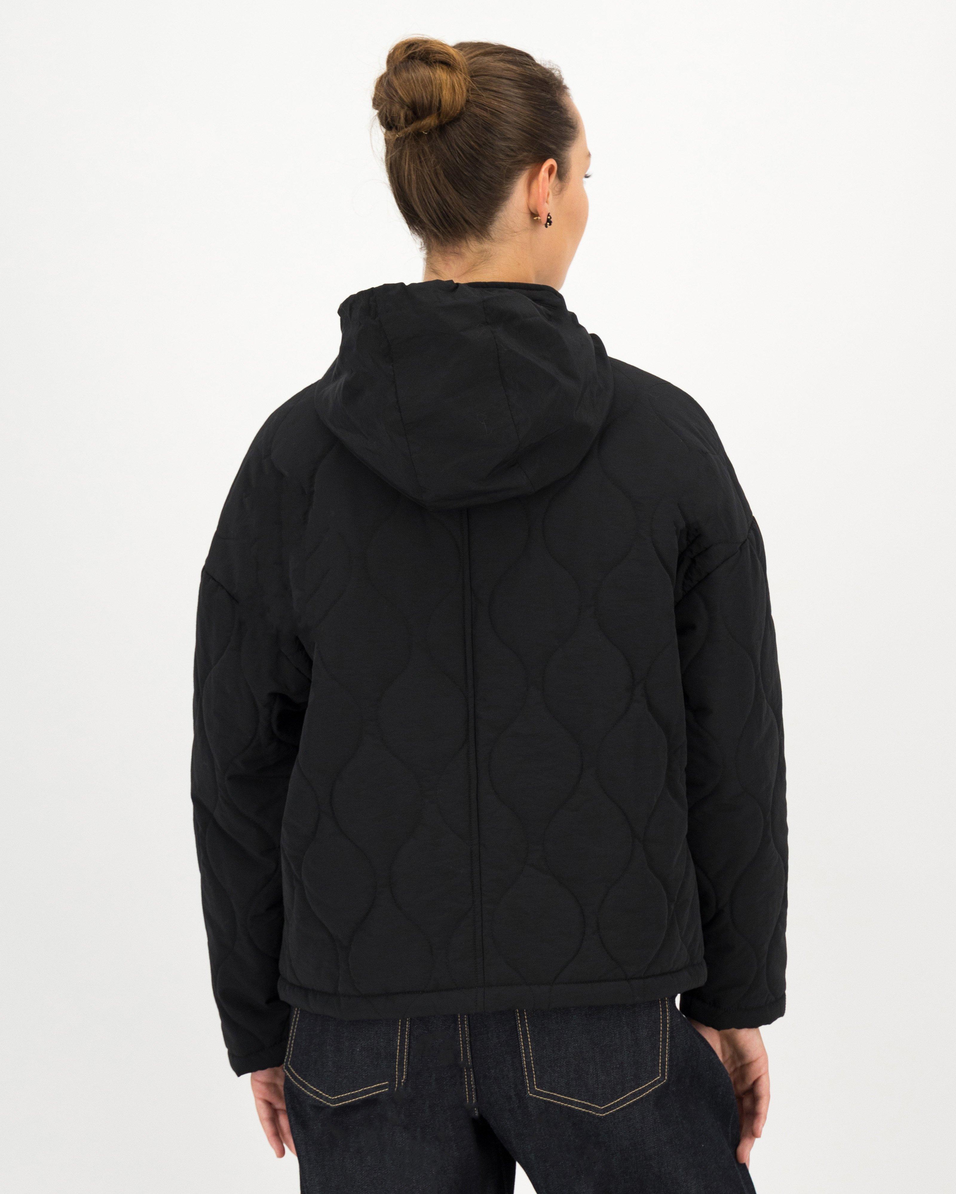 Manon Quilted Jacket -  black