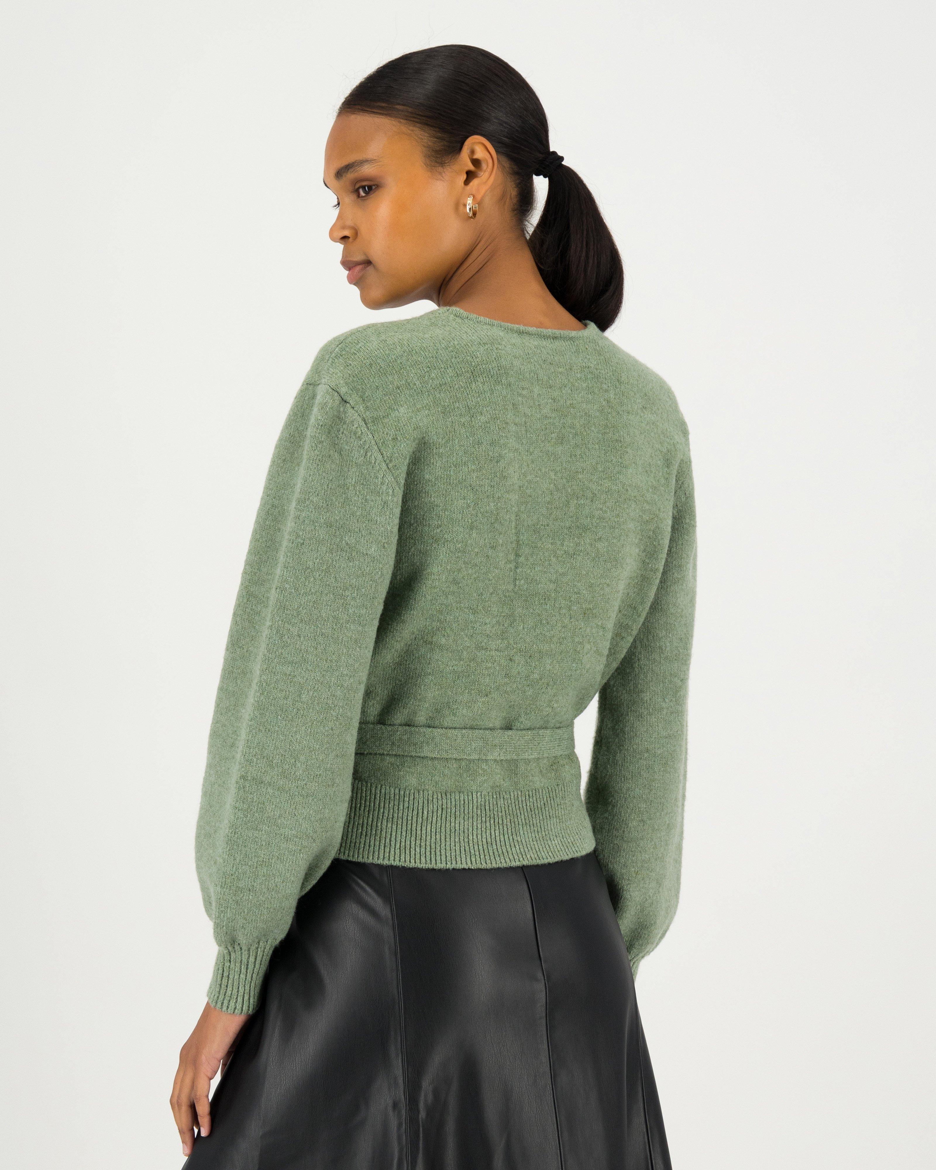 Bailey Wrap Cardigan -  lightgreen