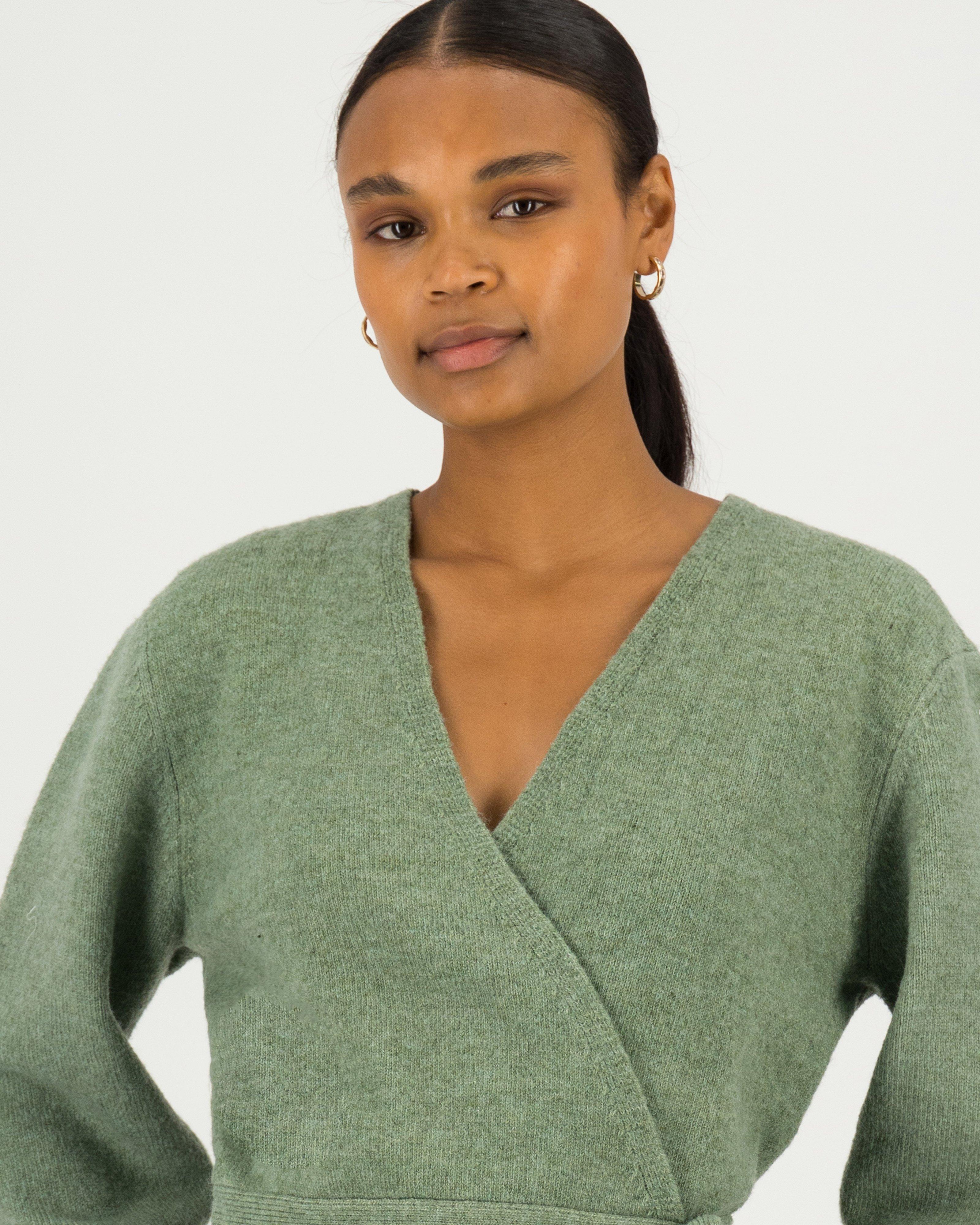 Bailey Wrap Cardigan -  lightgreen