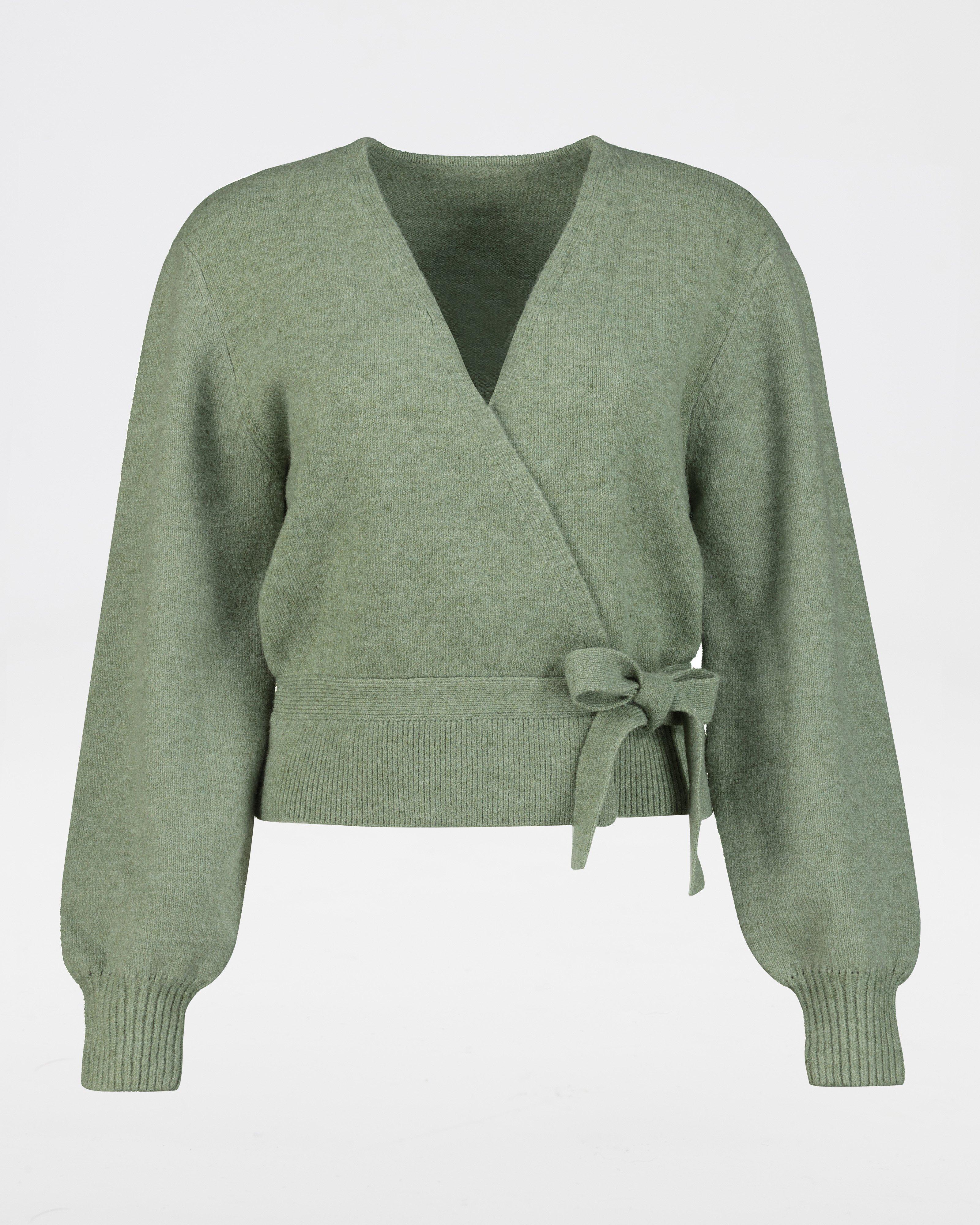 Bailey Wrap Cardigan -  lightgreen