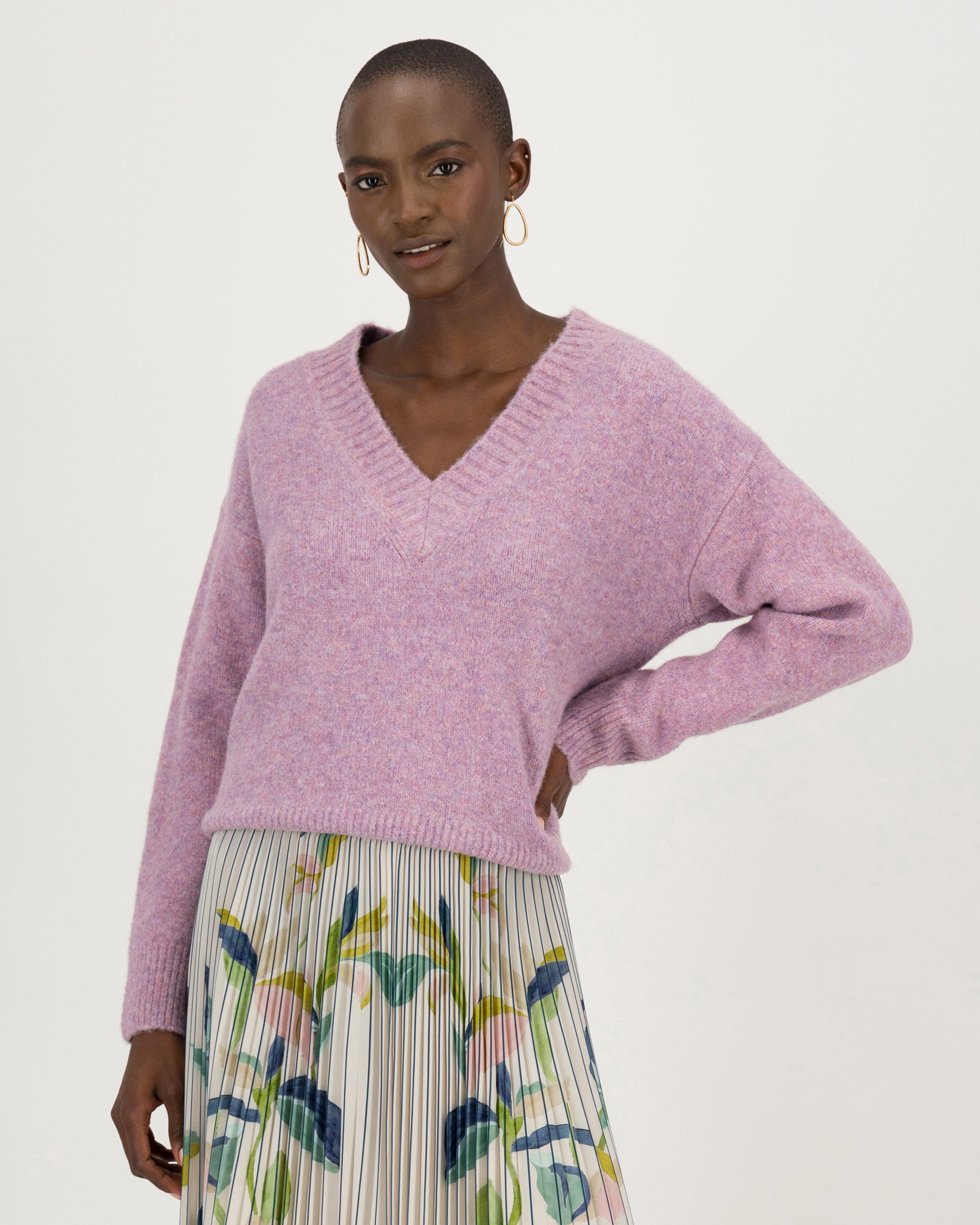 Poetry Louis Longsleeve Jumper -  dustypink