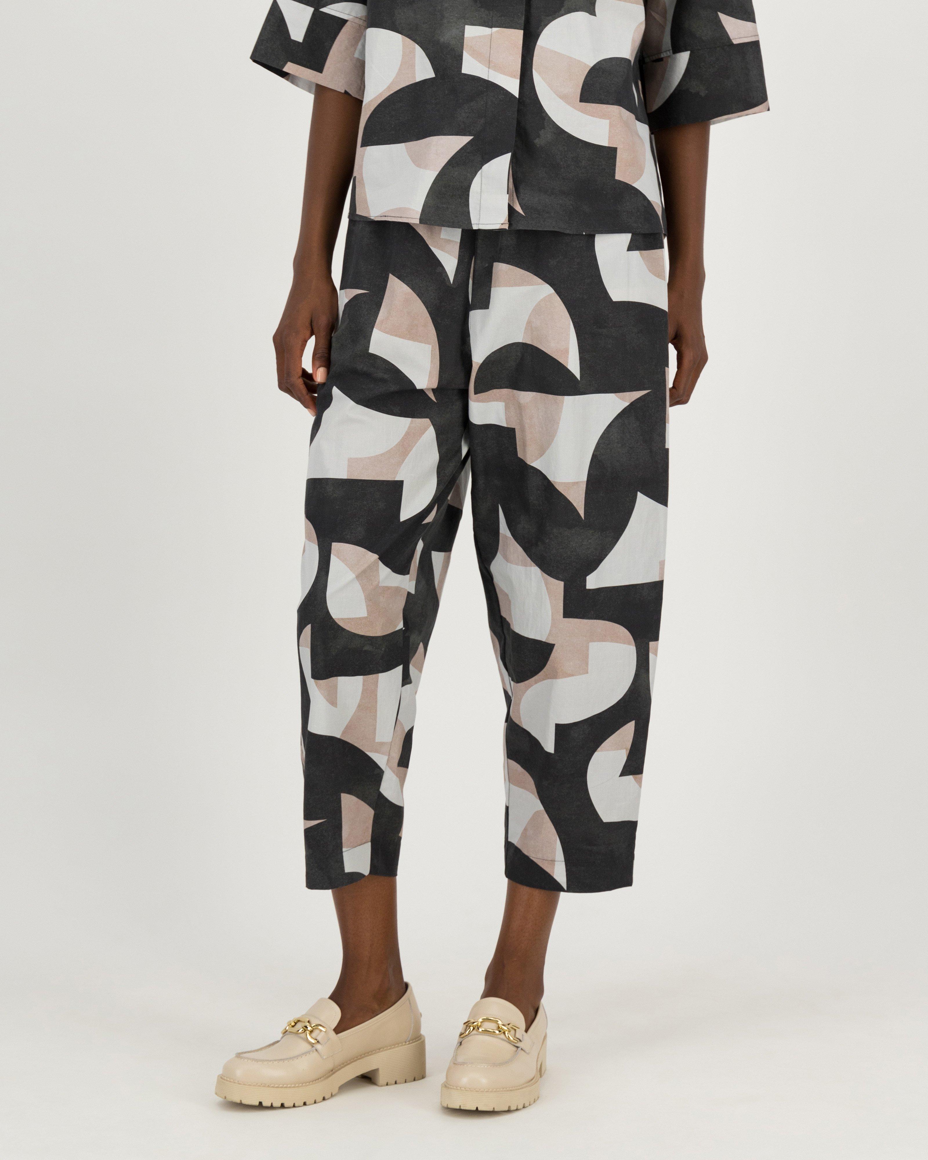 Lilo Printed Relaxed Pants -  assorted