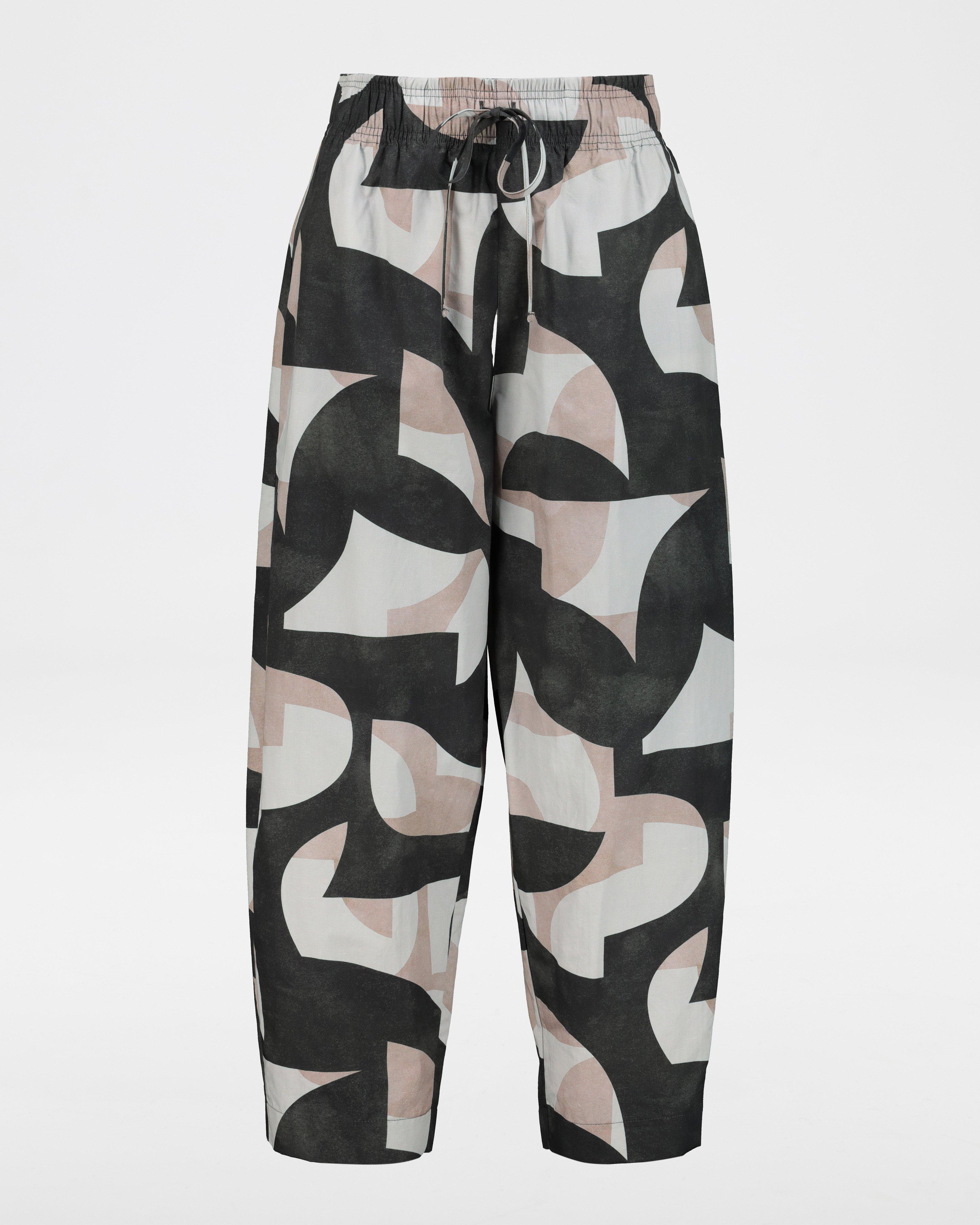 Lilo Printed Relaxed Pants -  assorted