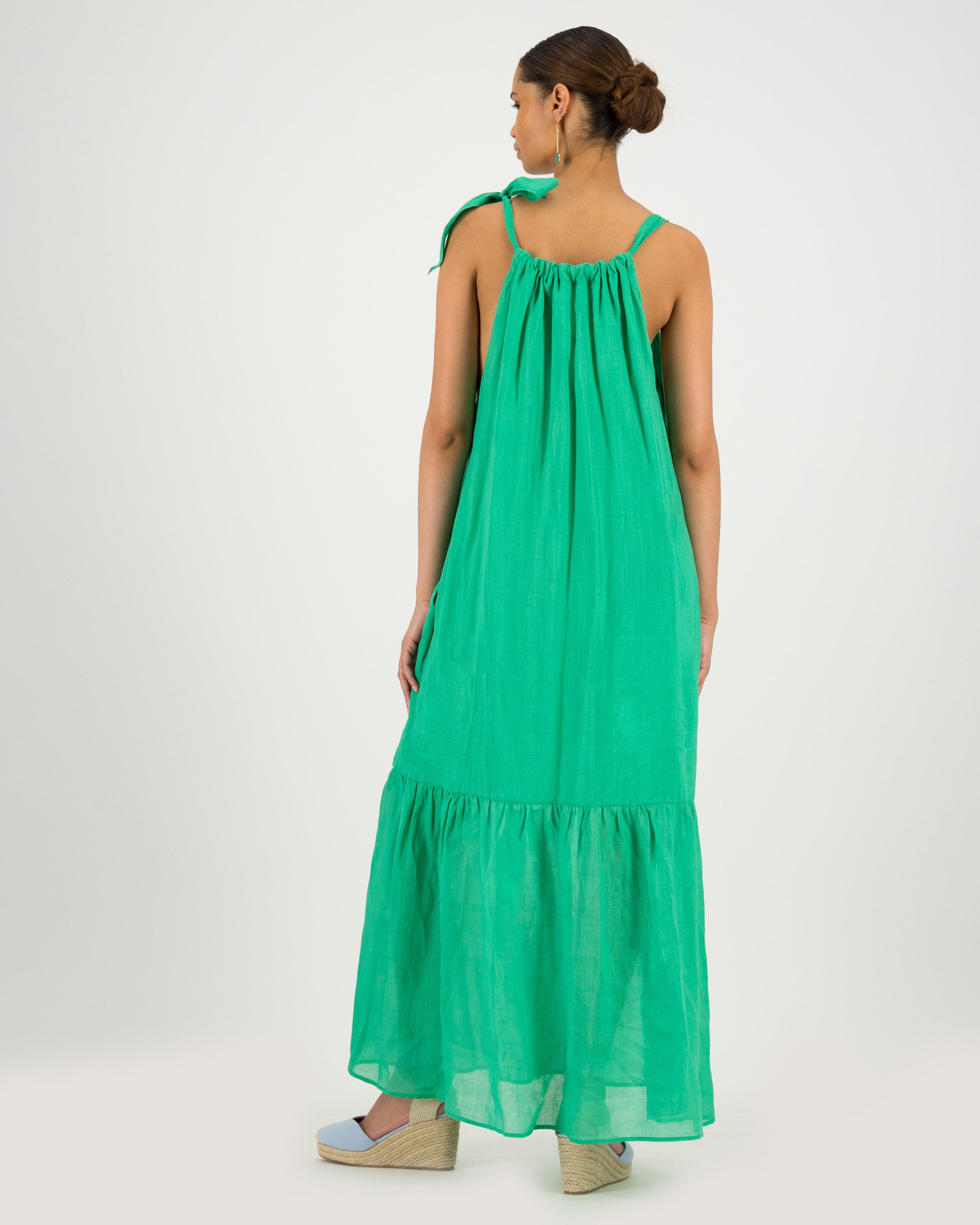 Keira Halterneck Dress -  green