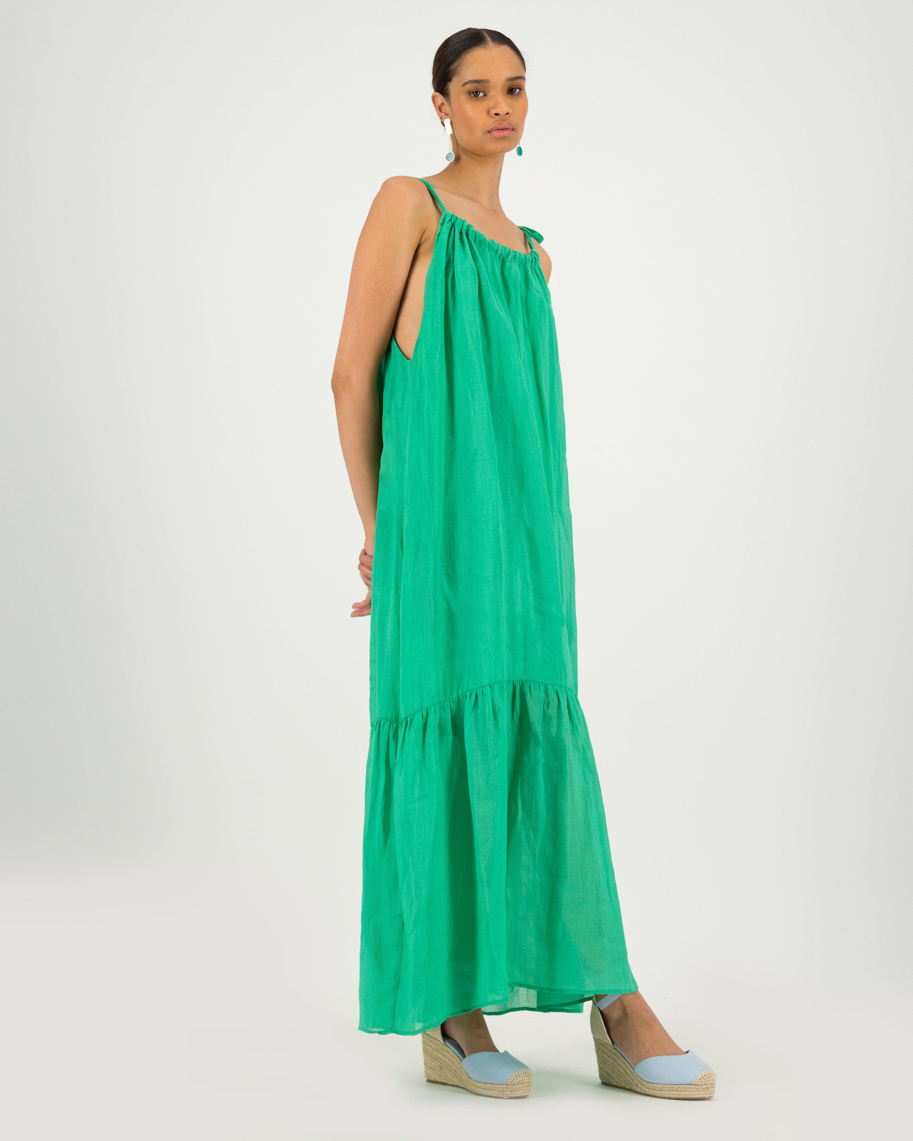 Keira Halterneck Dress -  green