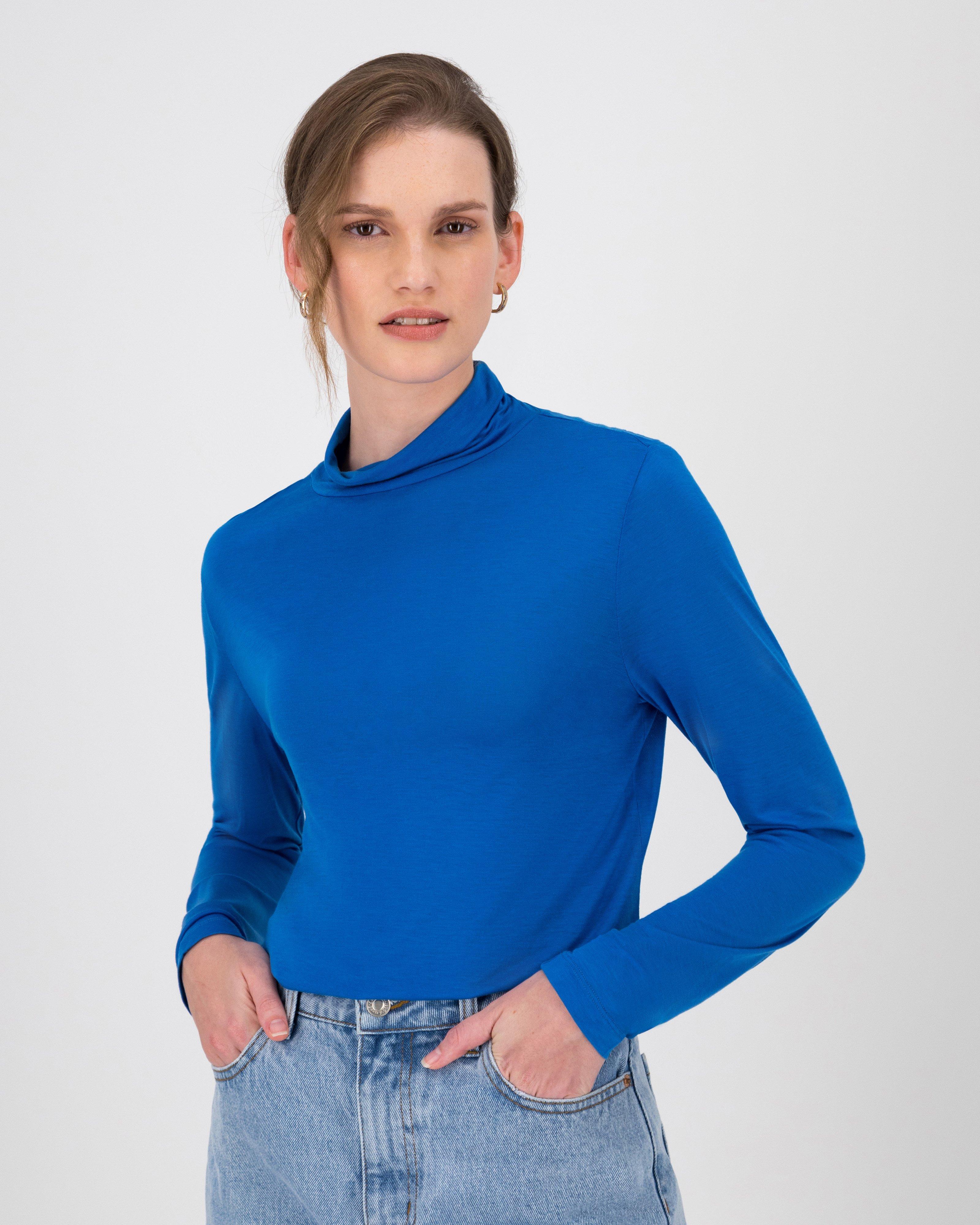 Carmie Polo Top -  cobalt