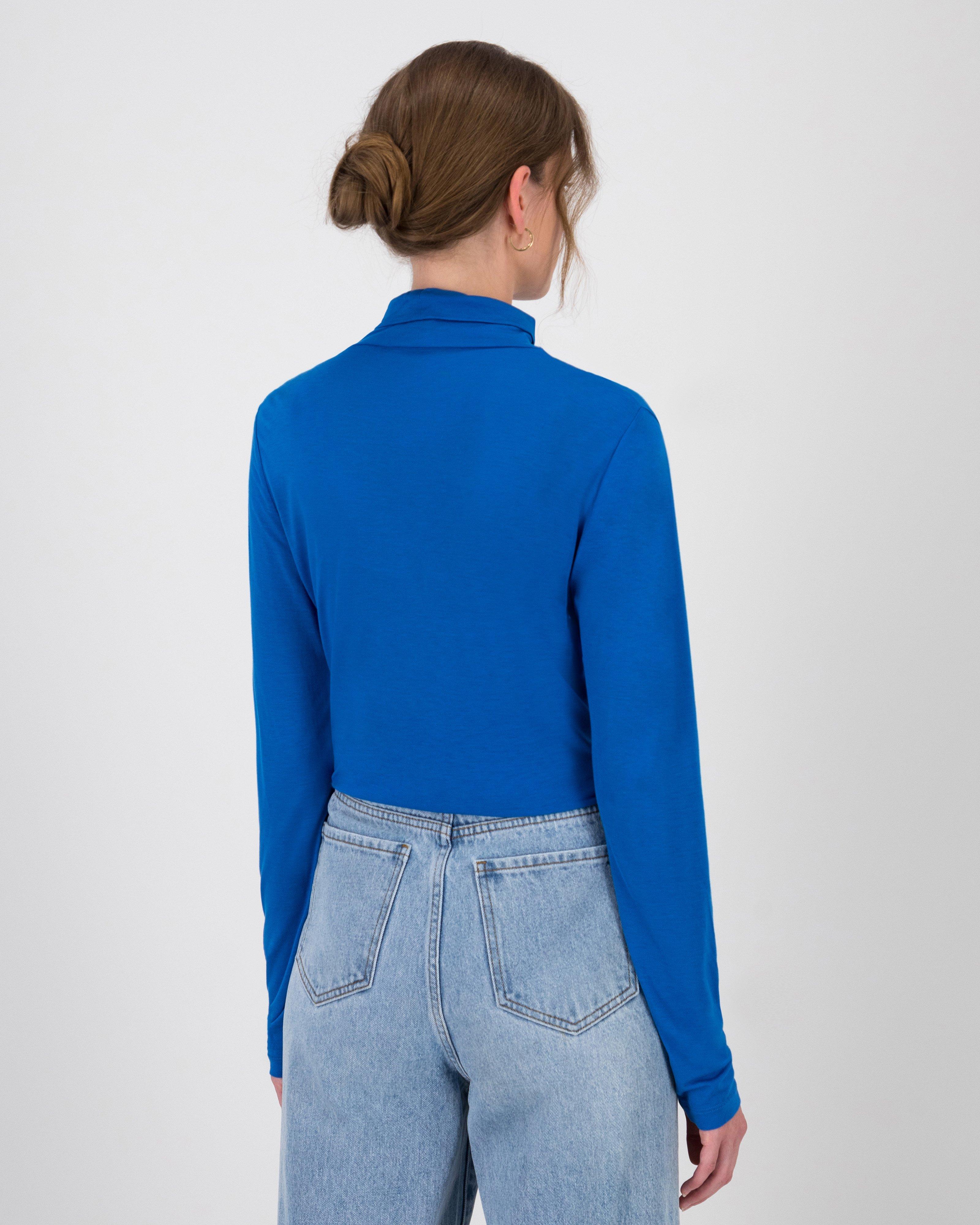 Carmie Polo Top -  cobalt