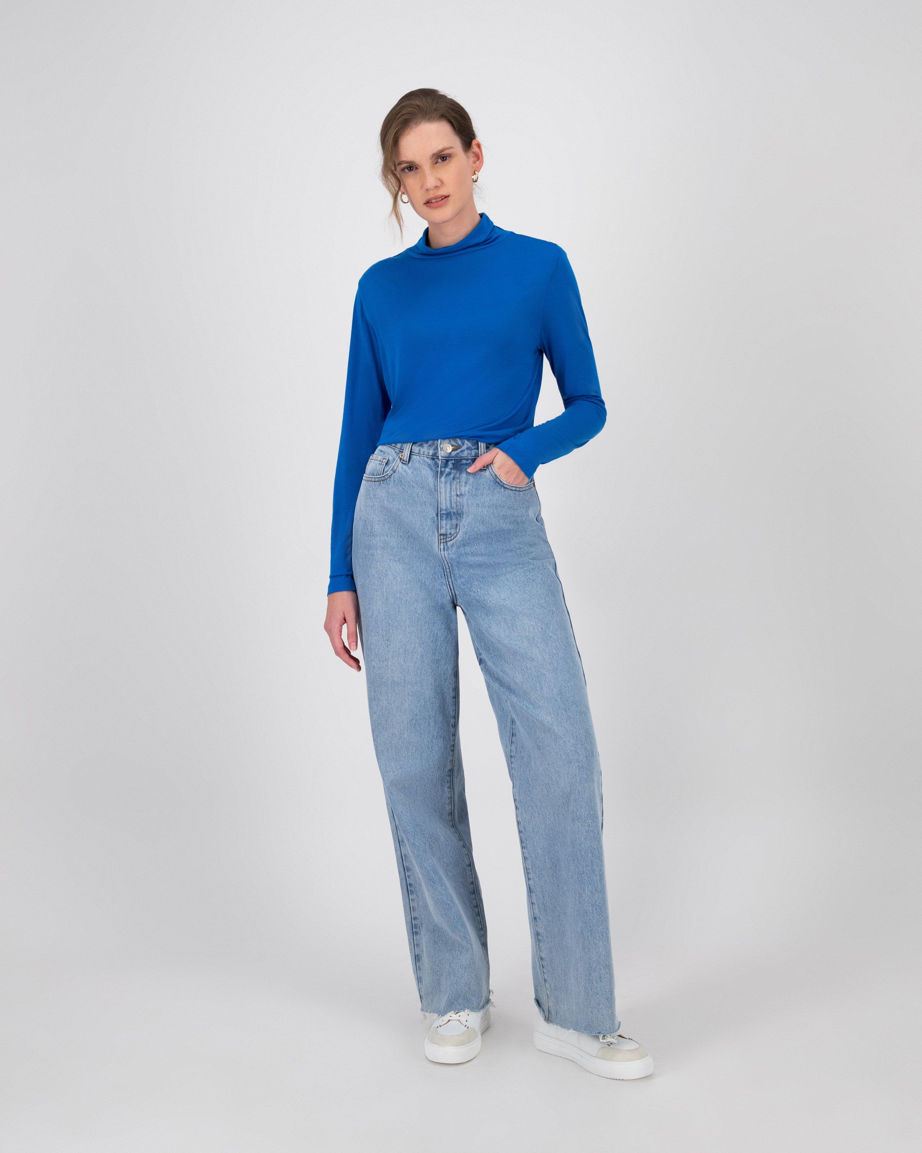 Carmie Polo Top -  cobalt