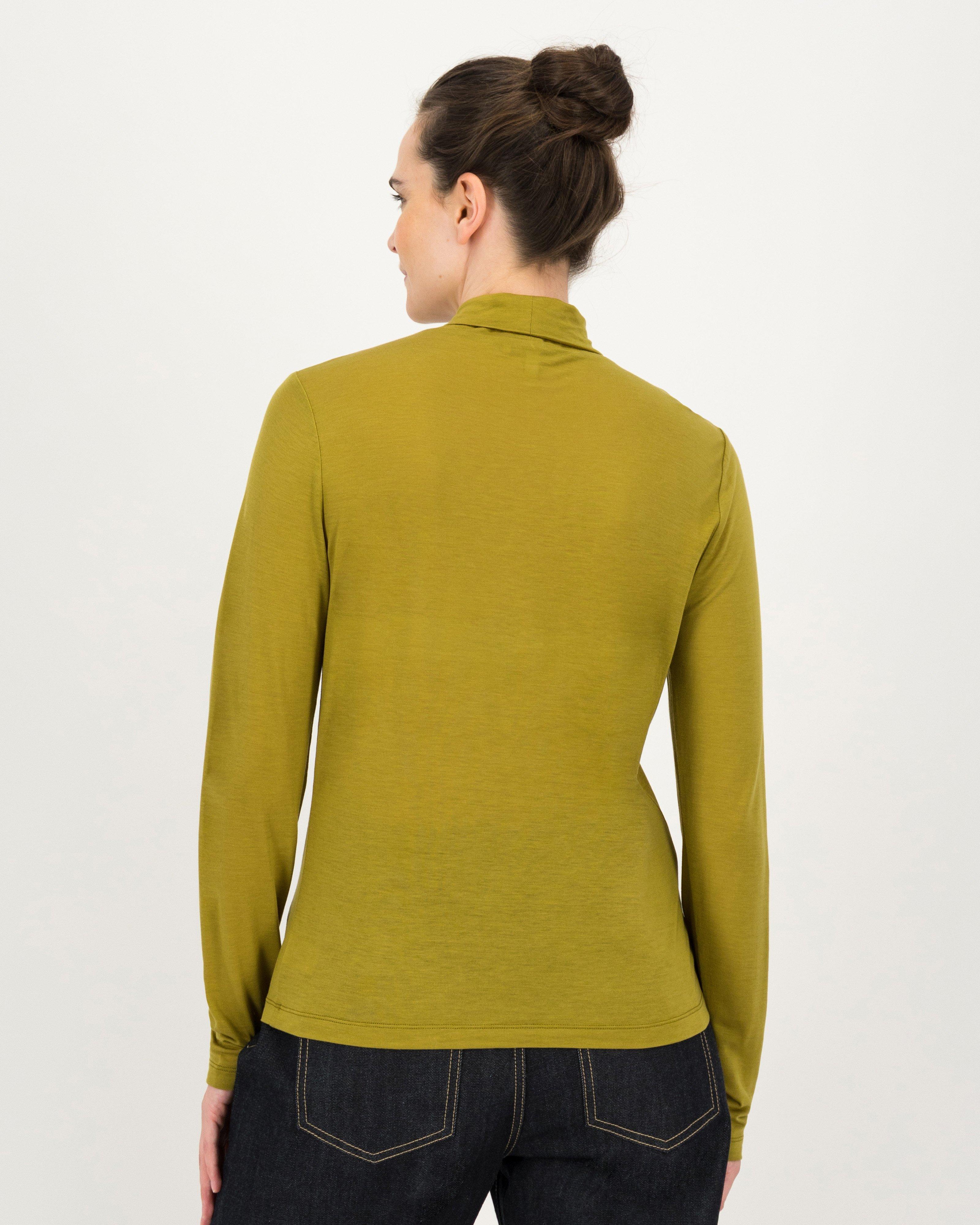 Carmie Polo Top -  olive