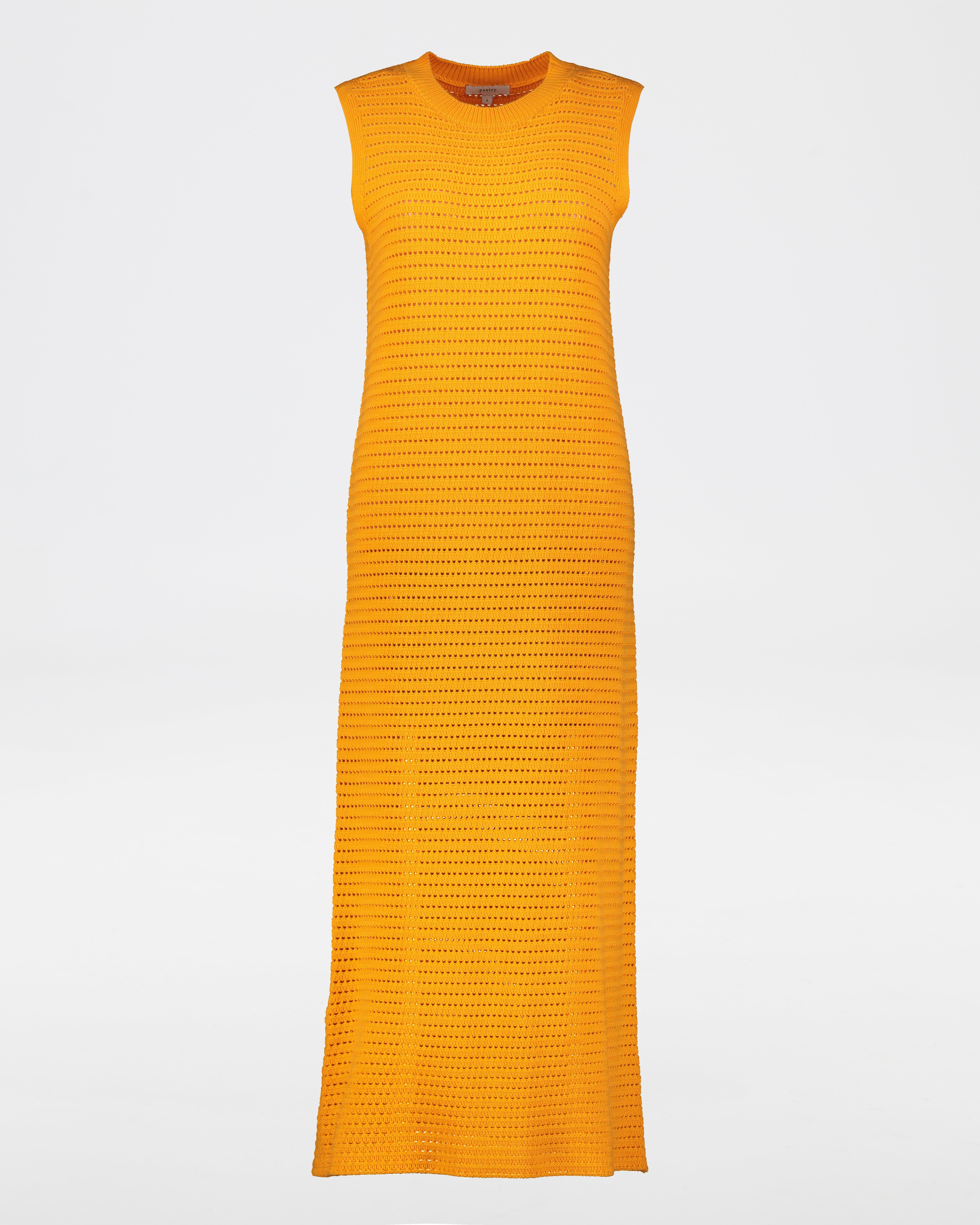 Luella Knit Dress -  orange