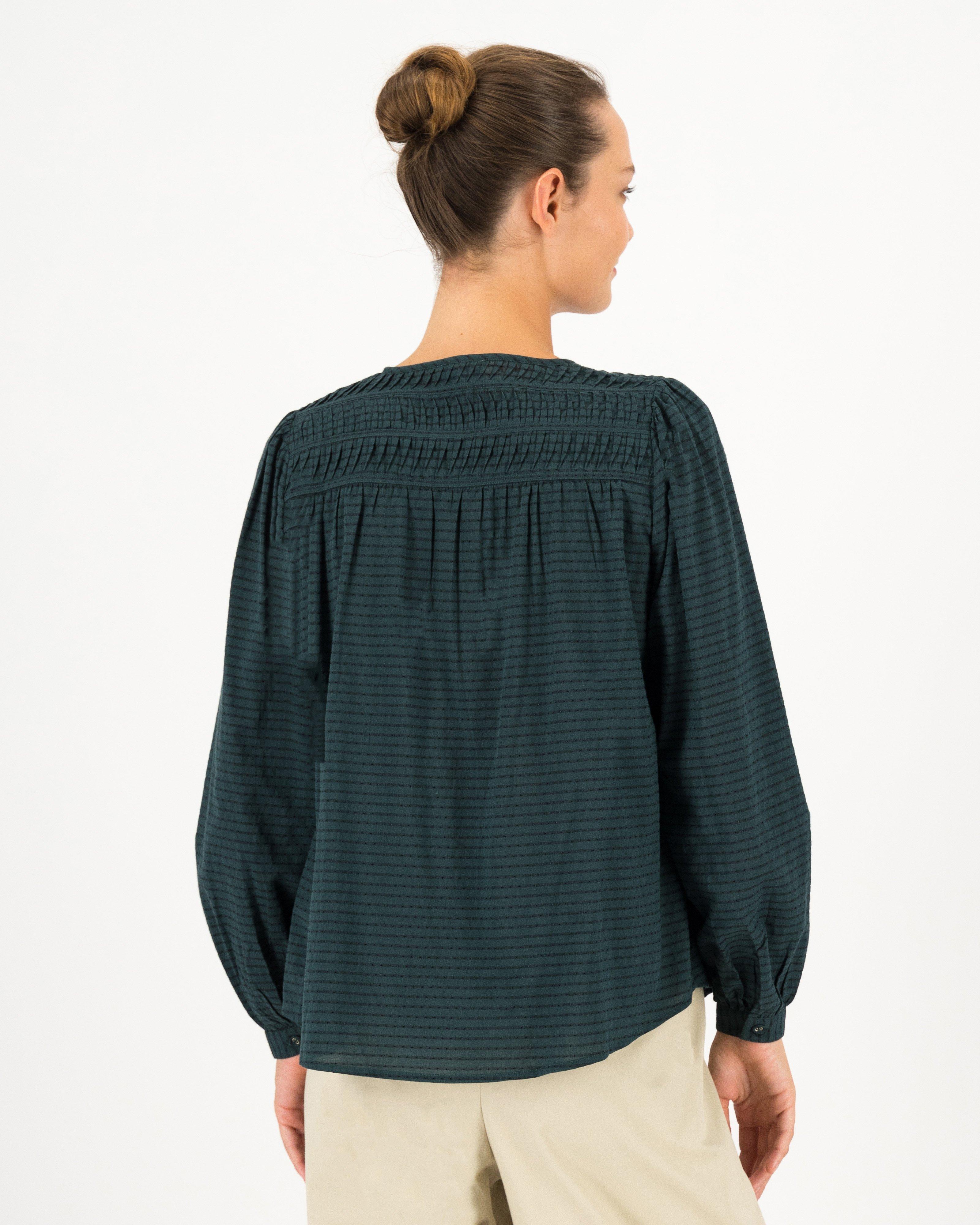 Therese Feminine Popover -  teal