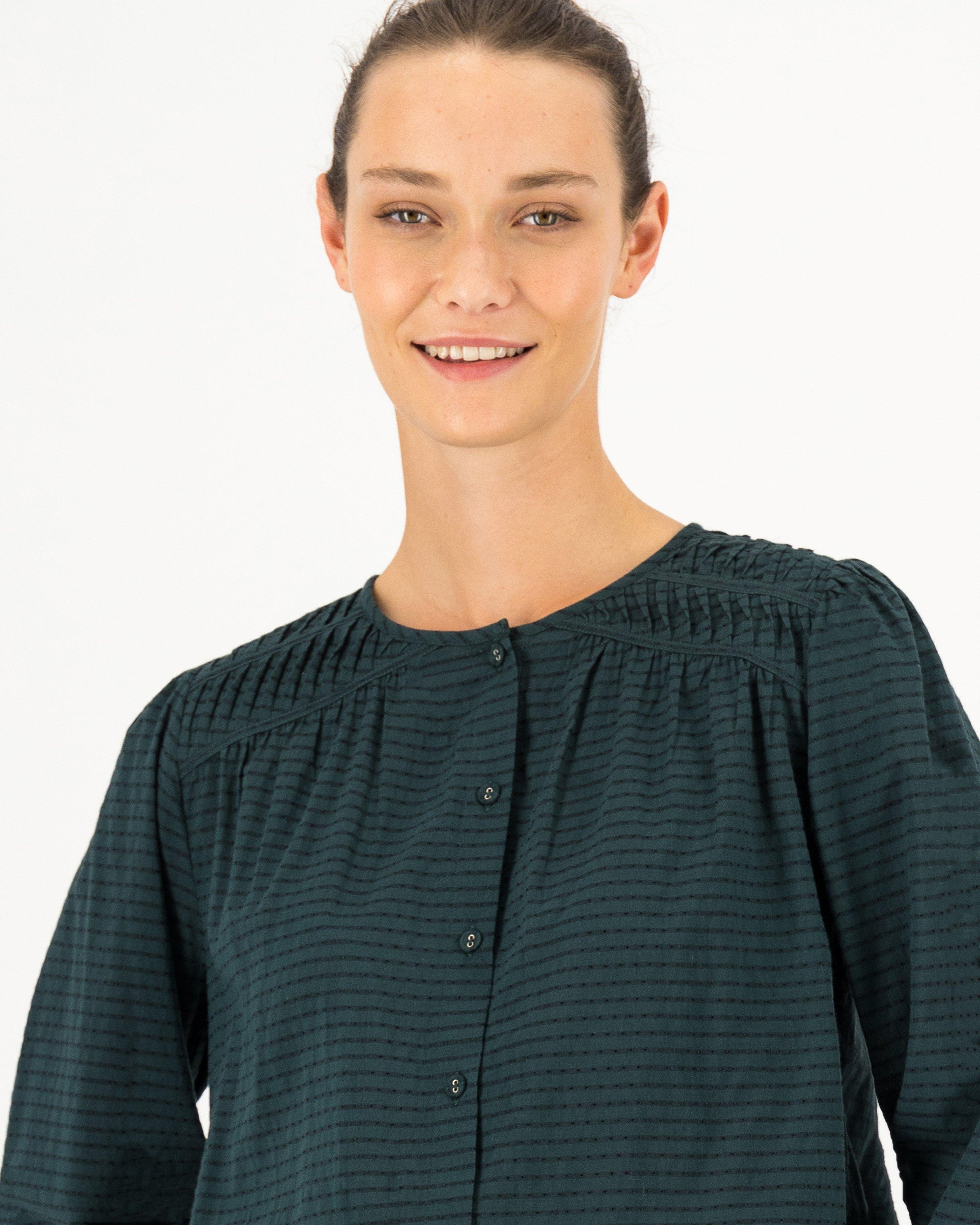 Therese Feminine Popover -  teal