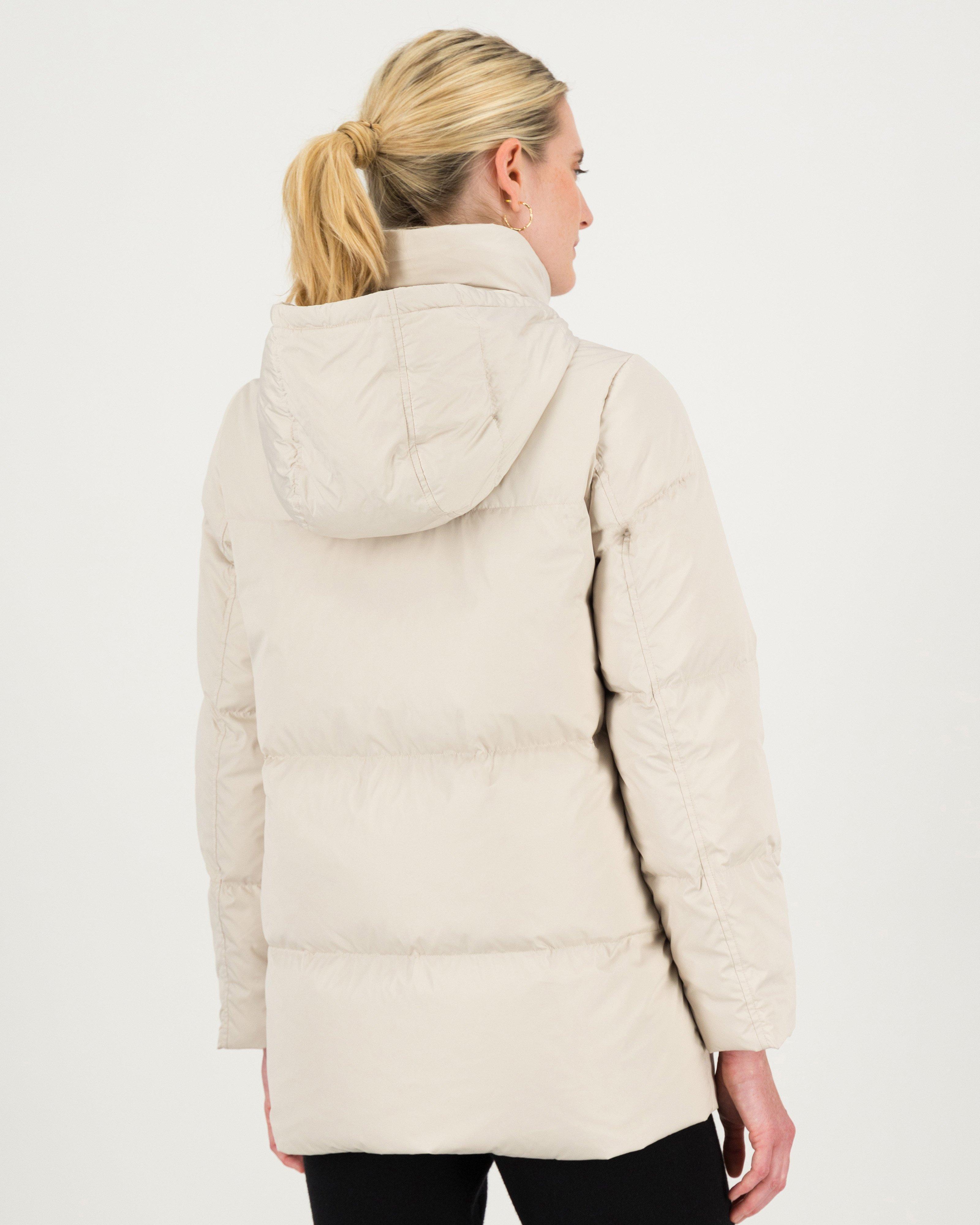 Daisy Down Puffer Jacket -  milk