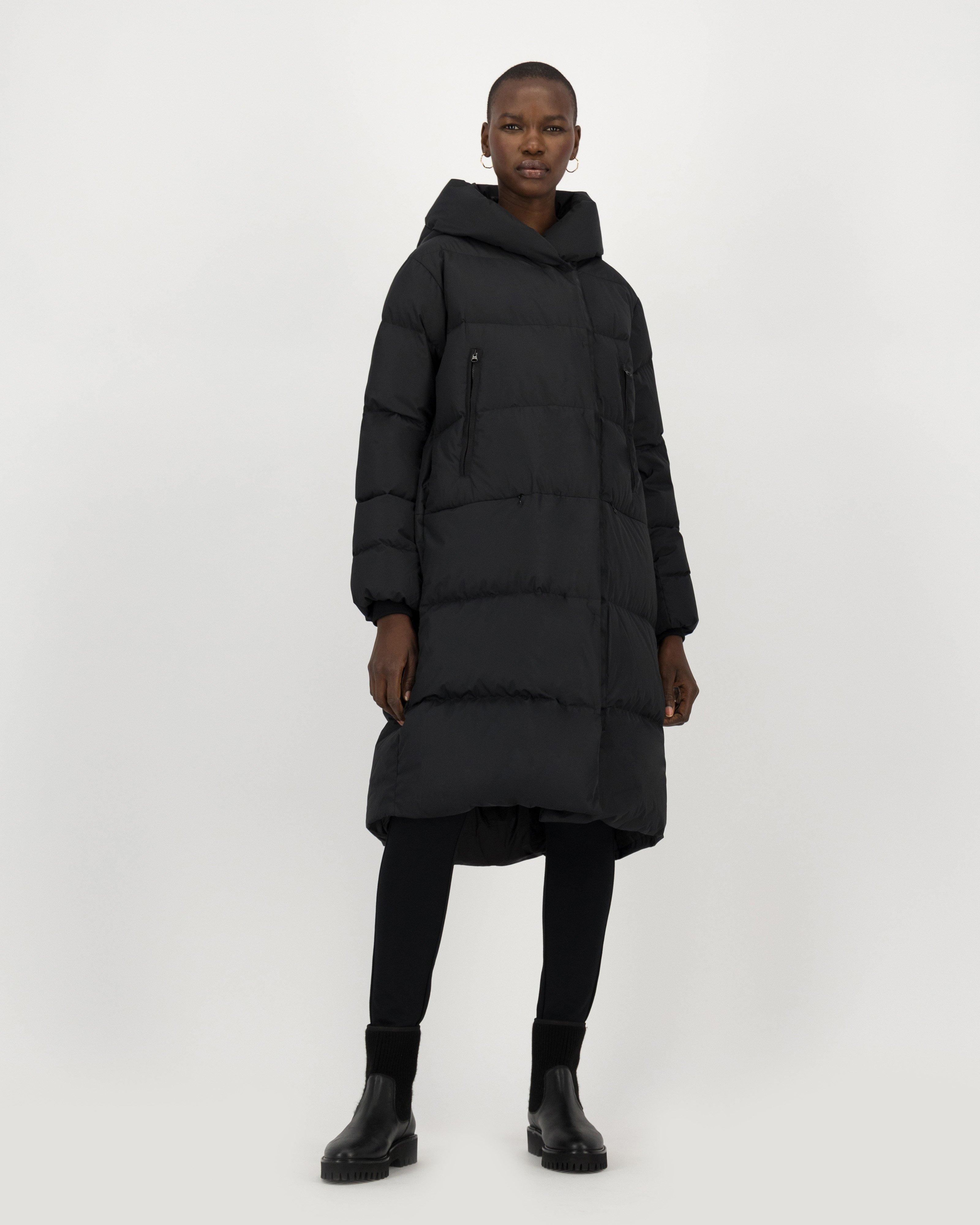 Nicolette Goose Down Ski Coat -  black