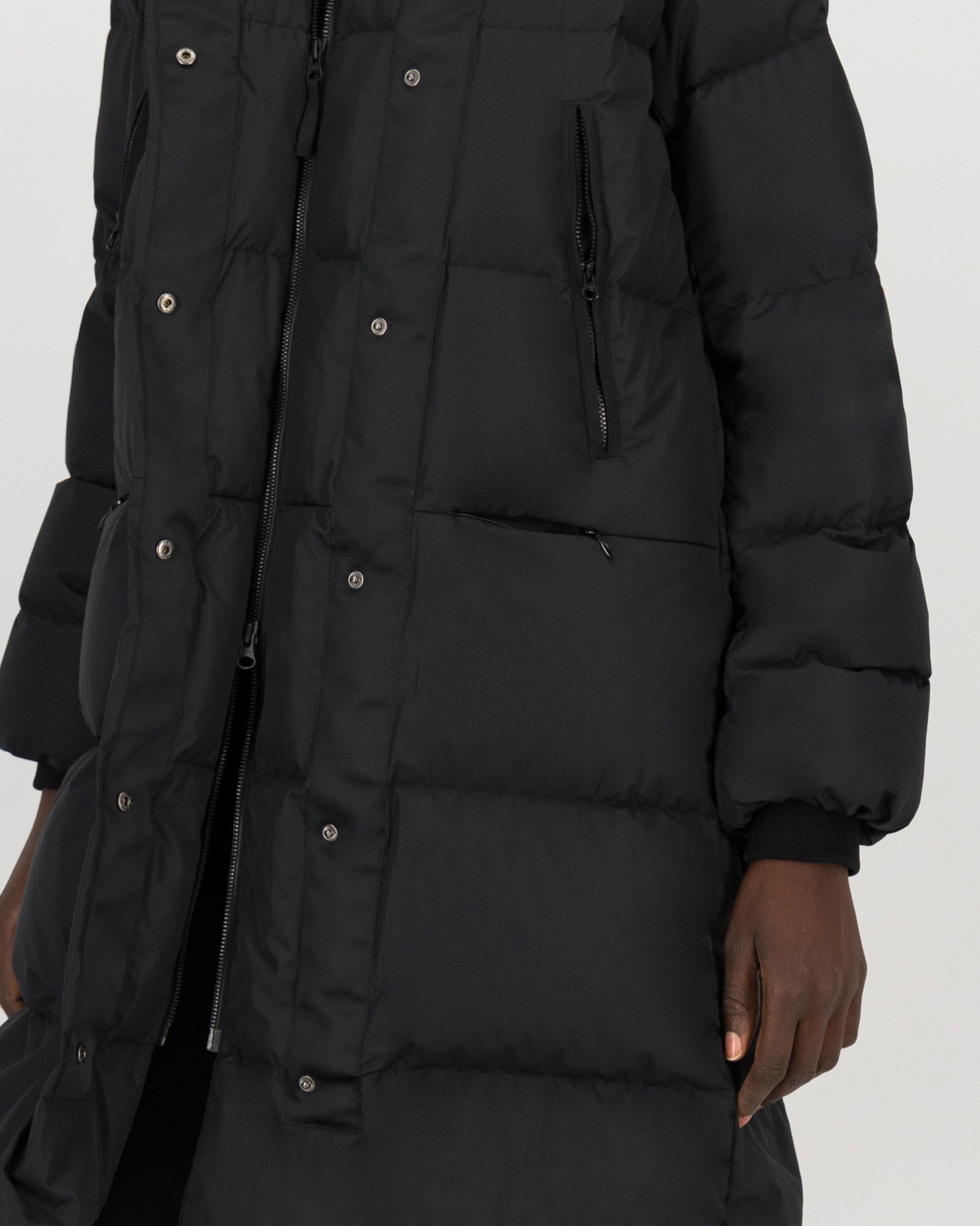 Nicolette Goose Down Ski Coat -  black