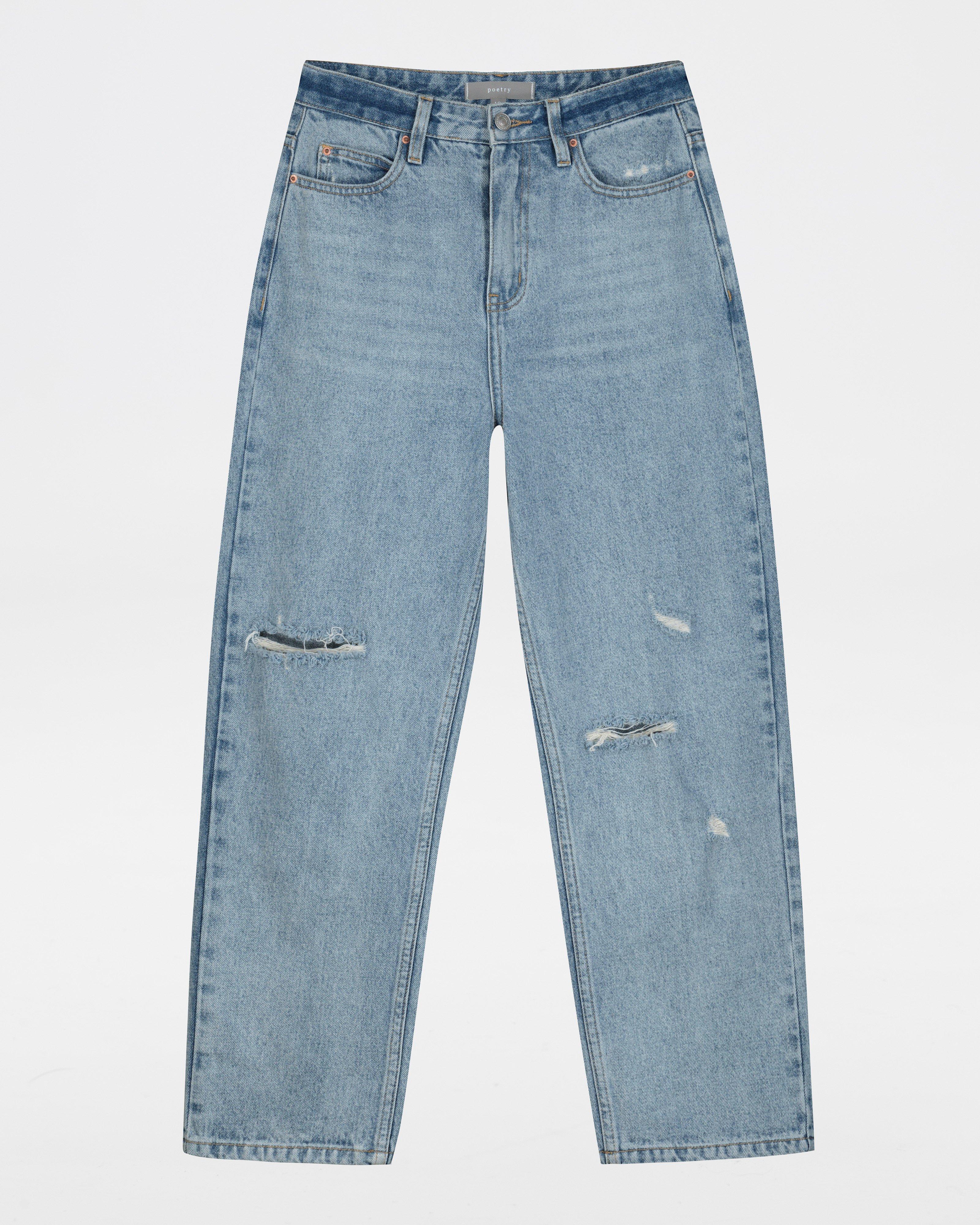 Dylan Ripped Denims - Light Wash -  lightblue