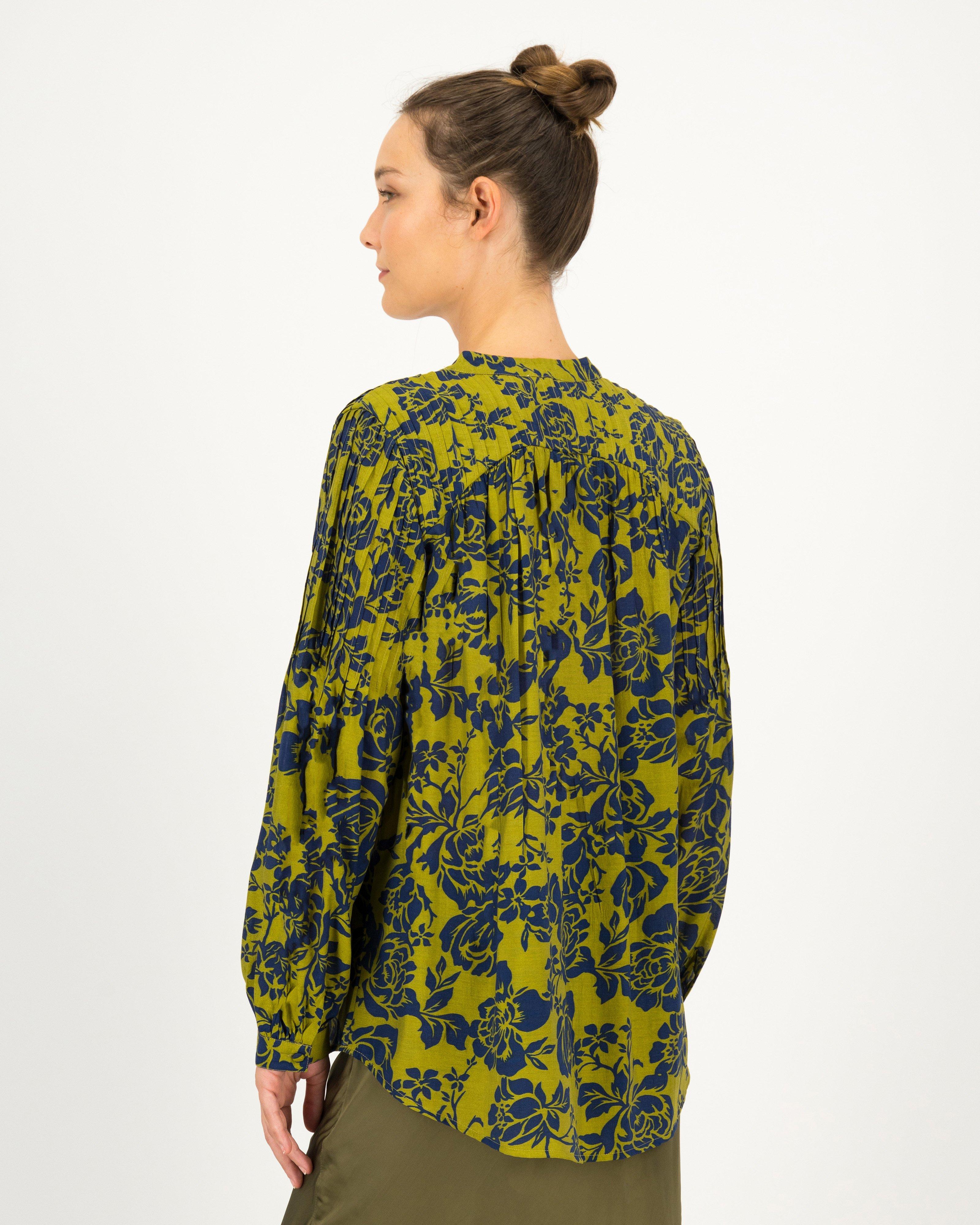 Beatrice Blouse -  darkgreen/darkolive