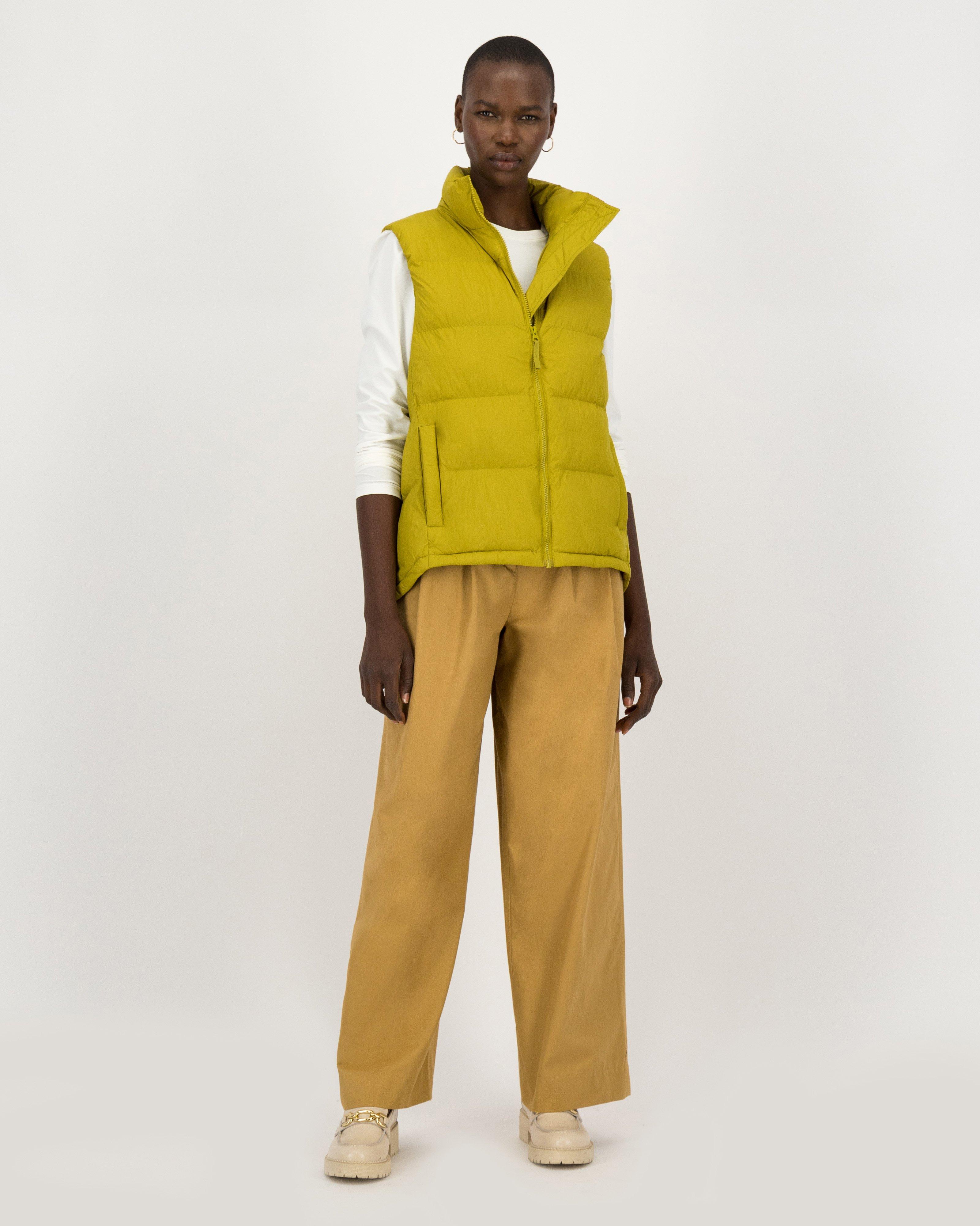 Paige Sleeveless Puffer -  chartreuse