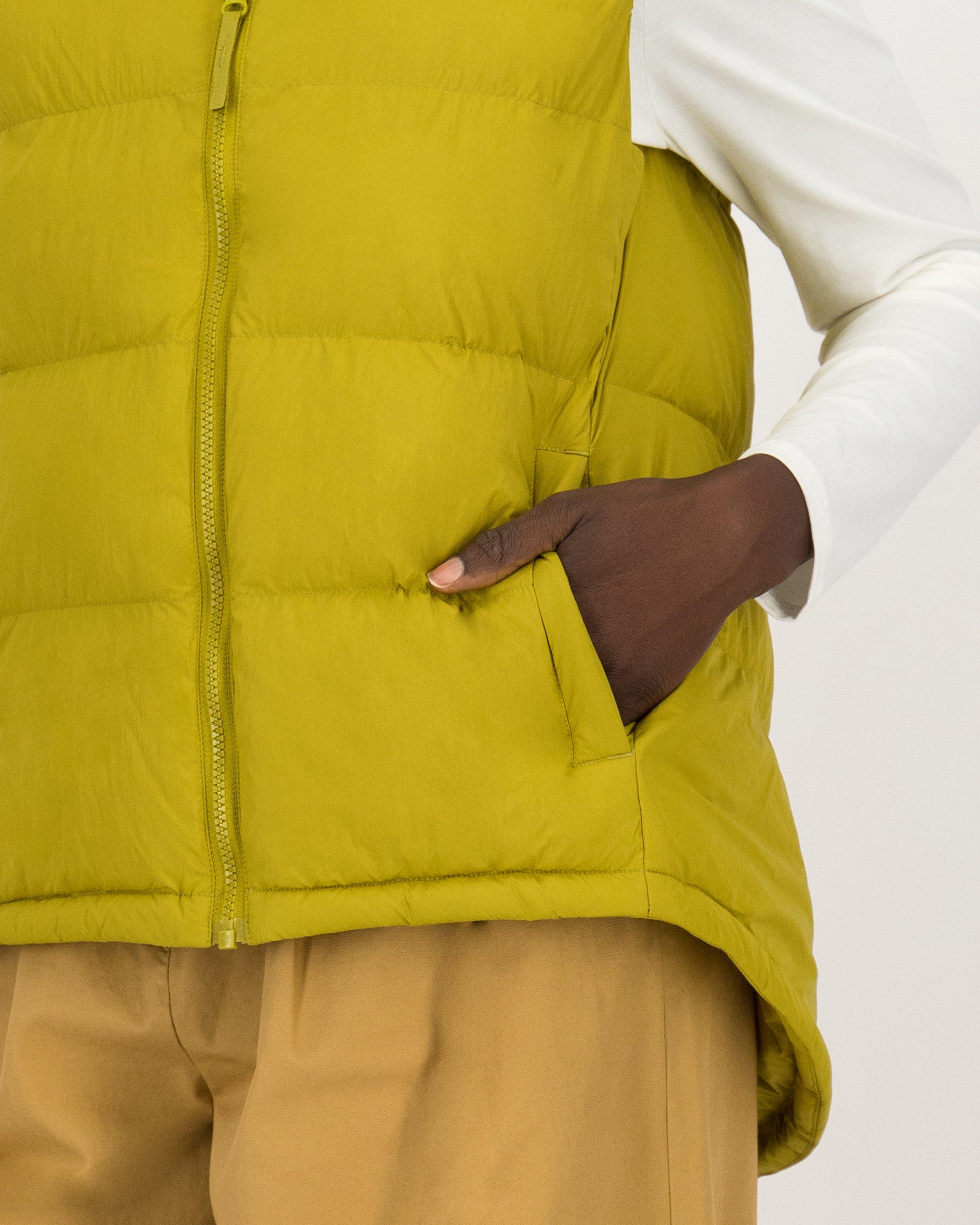 Paige Sleeveless Puffer -  chartreuse