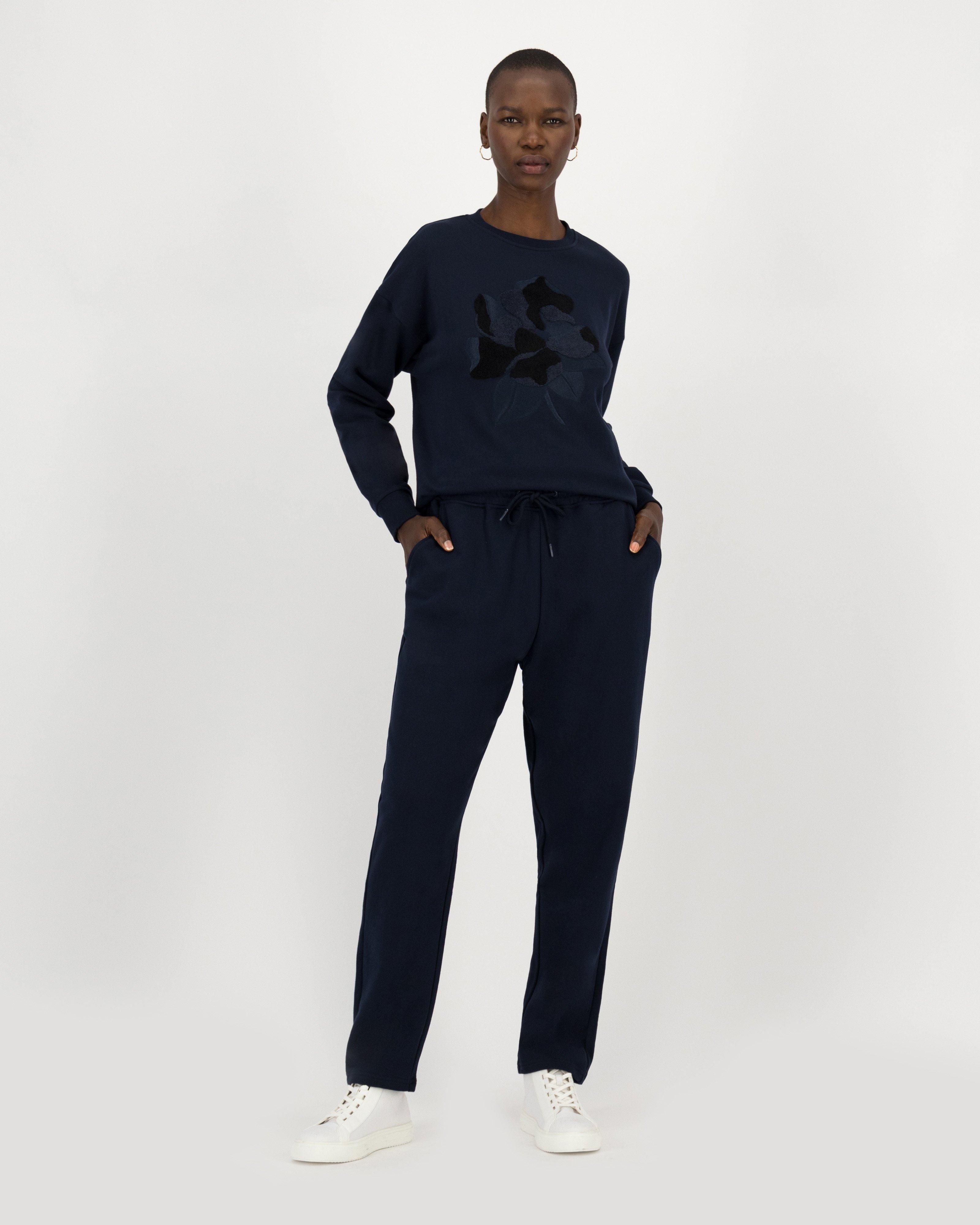 Vicky Knit Jogger -  navy