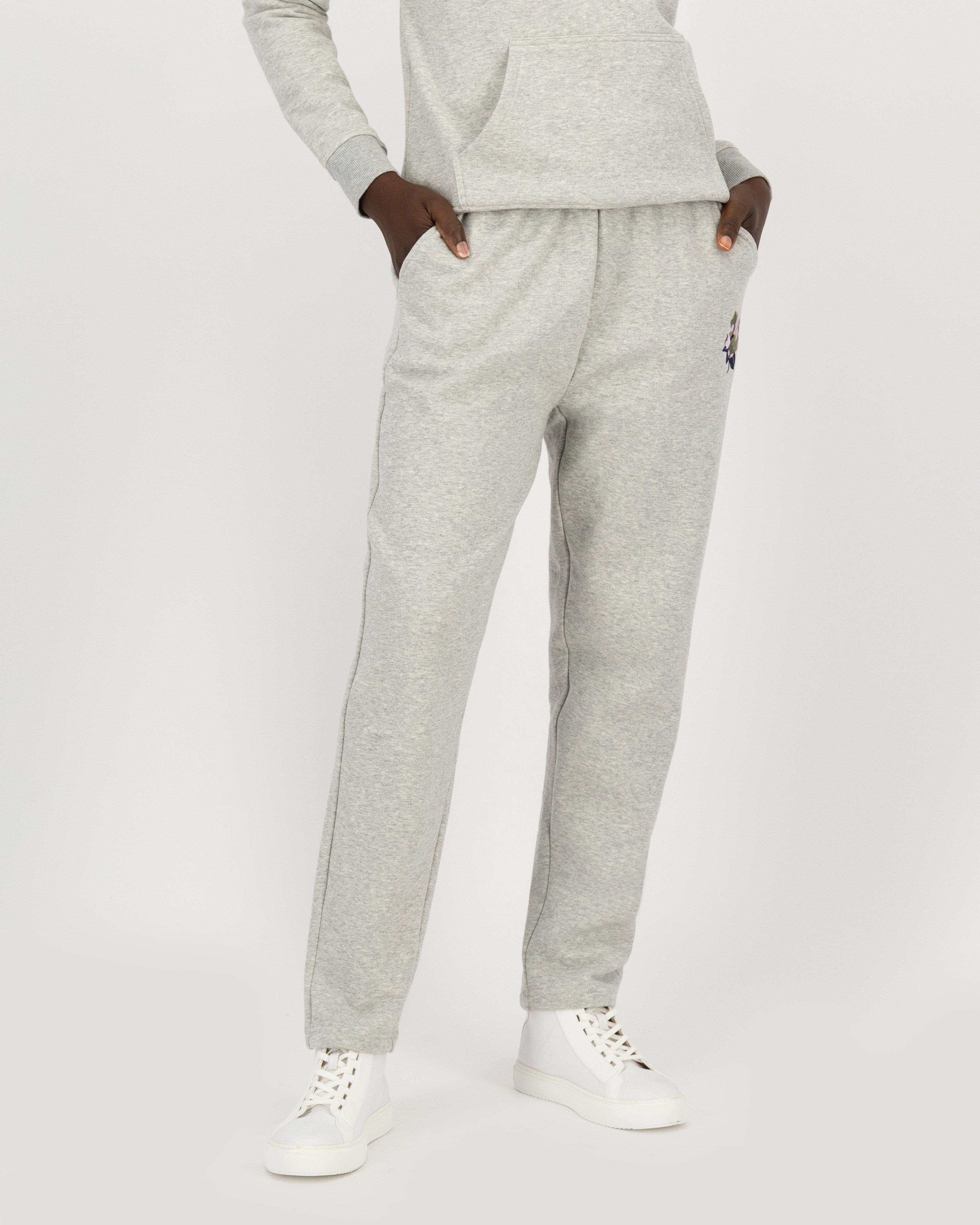 Aveline Knit Joggers -  lightgrey