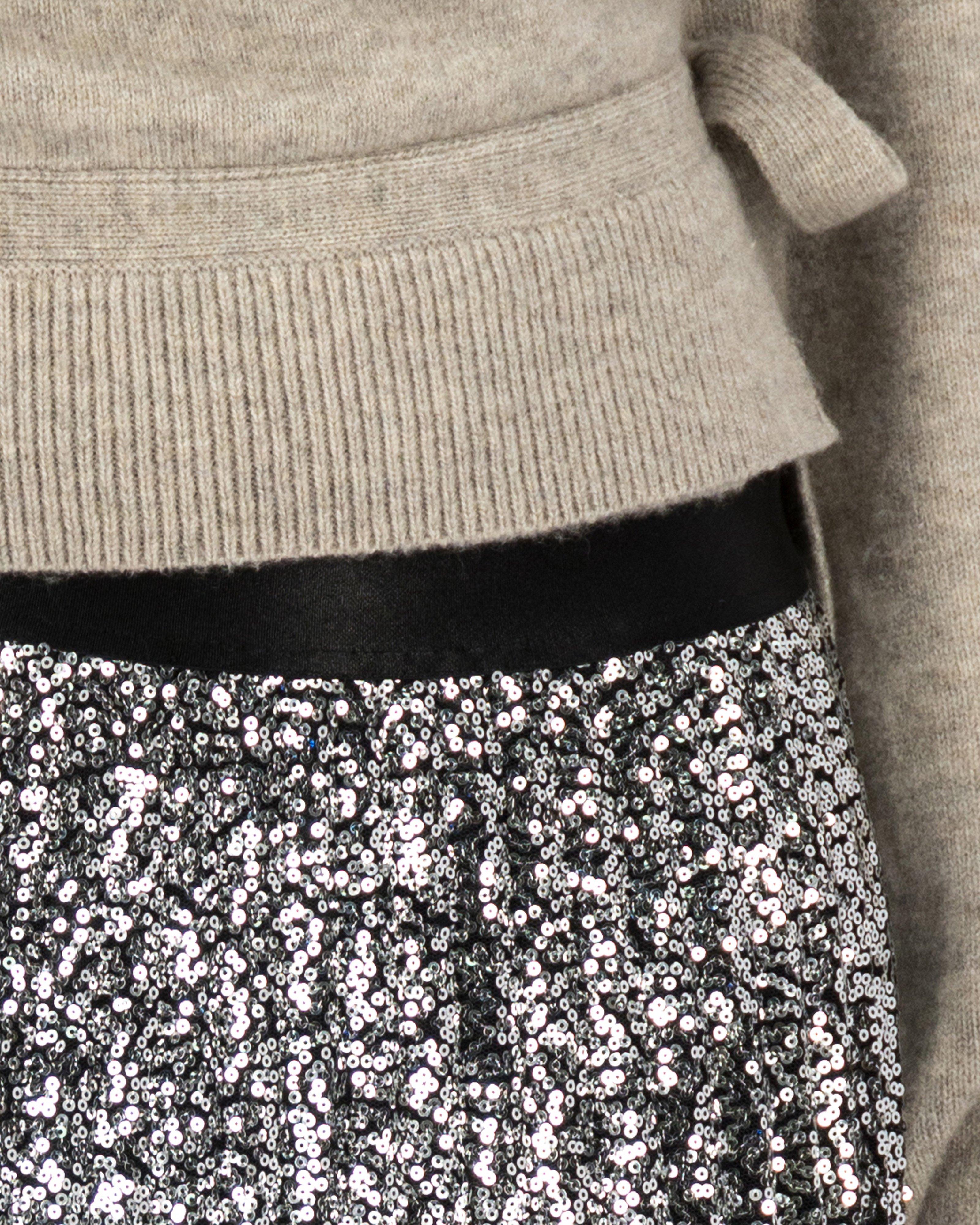 Marion Sequin Skirt -  pewter