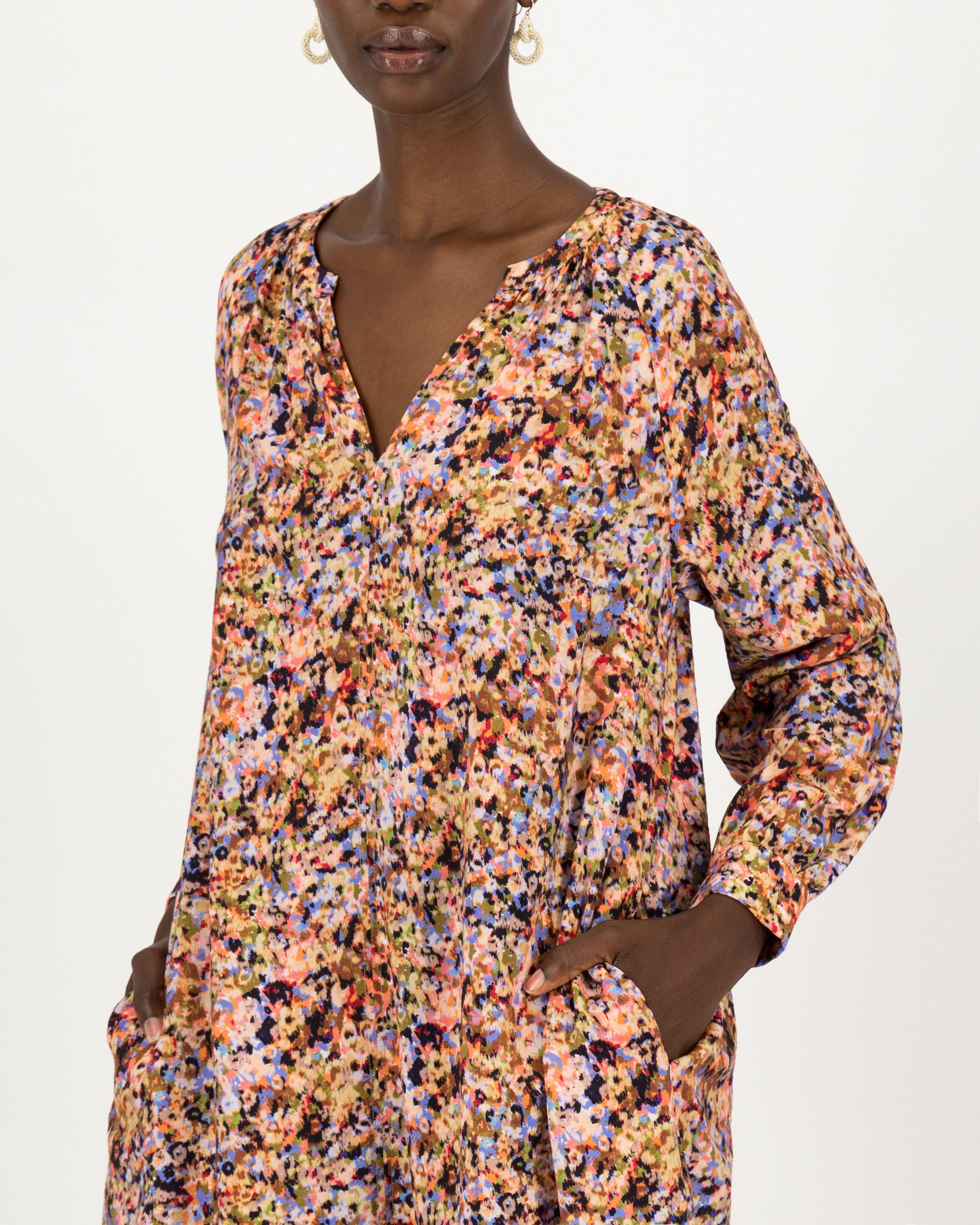 Lydia Printed Tunic Dress -  assorted