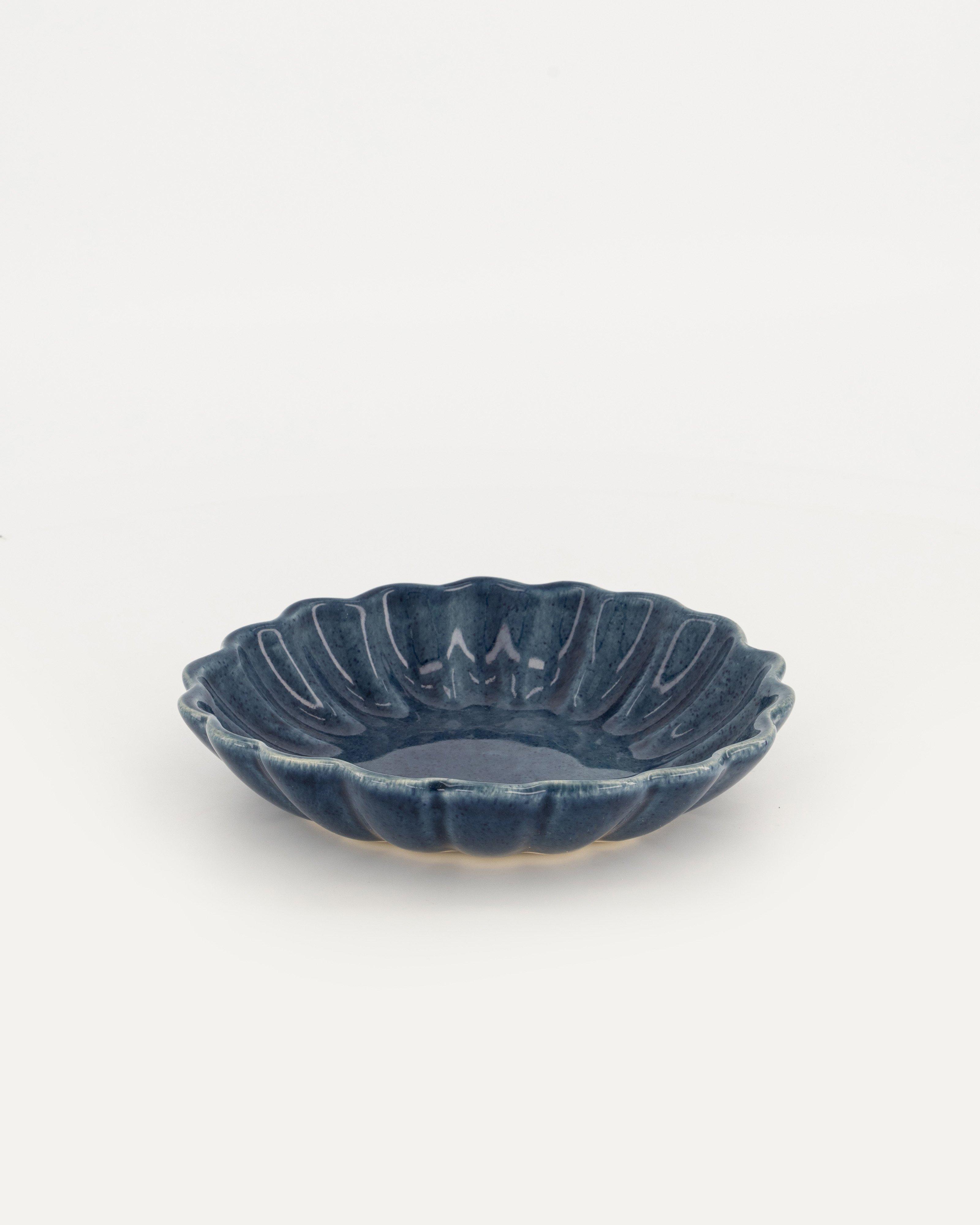 Wavy Tapas Bowl -  seablue